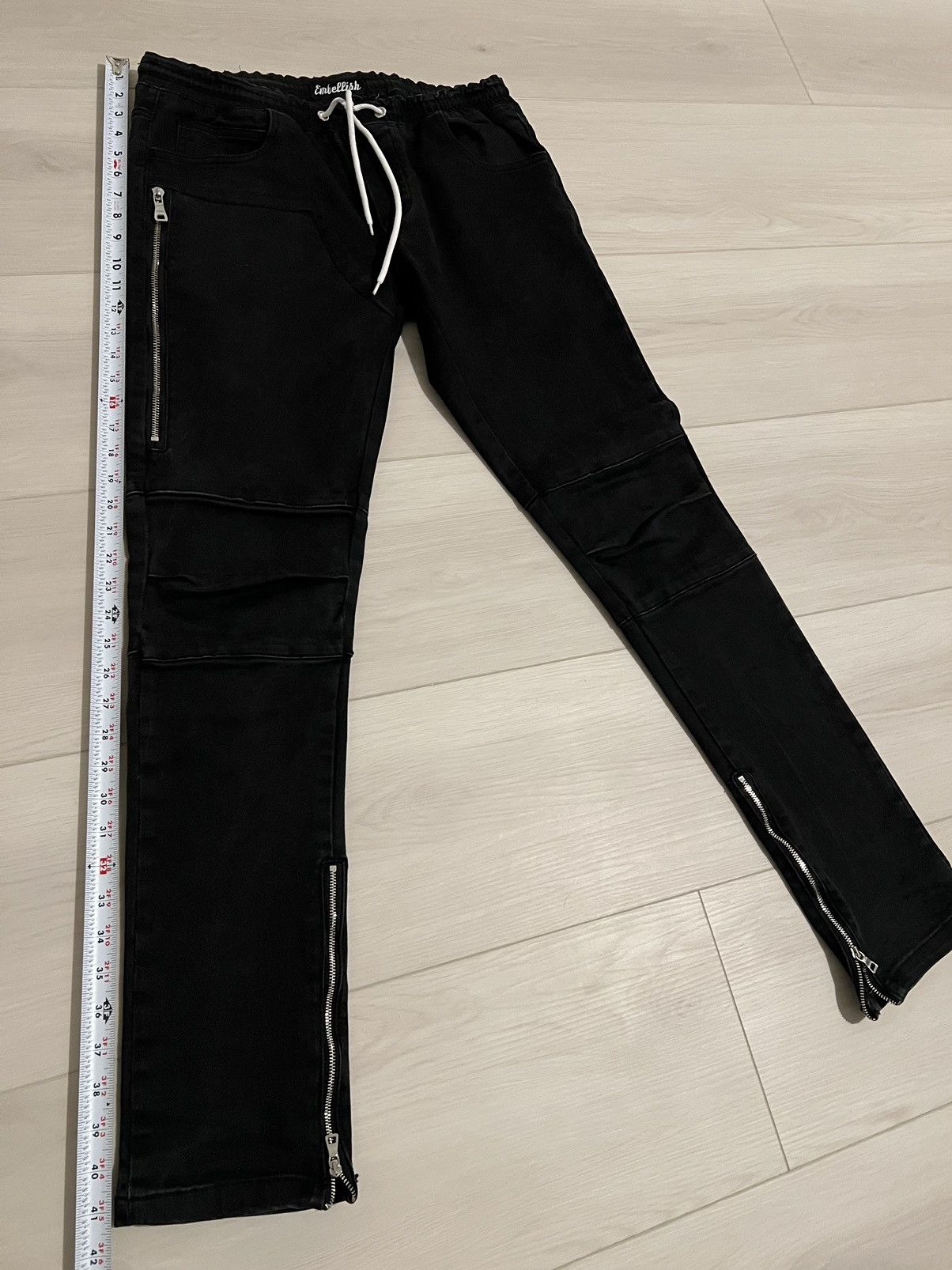 Embellish RARE EMBELLISH bootcut zip silhouette 2.0 zip pants sz 32 Size US 32 / EU 48 - 6 Thumbnail