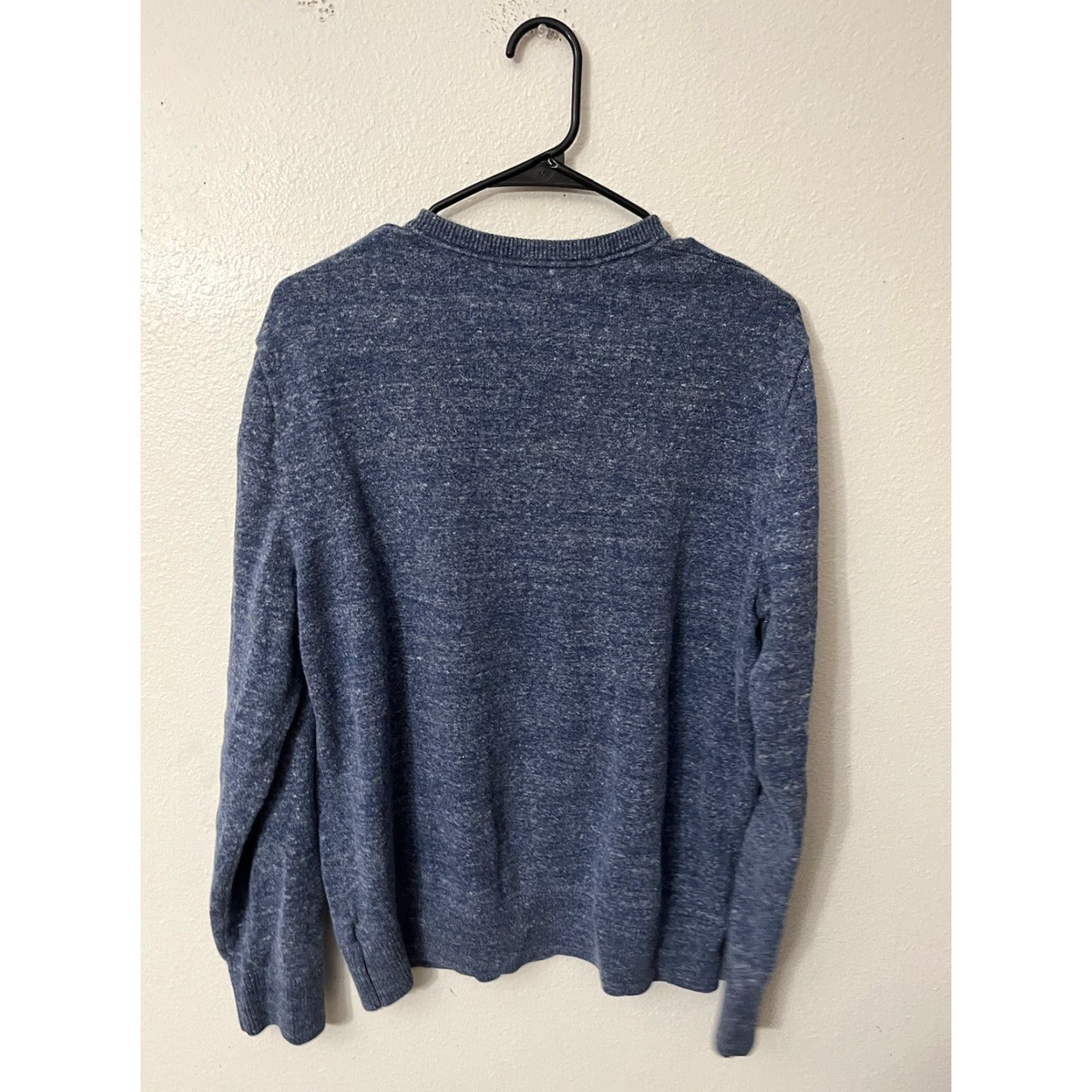 Gap Gap Sweater Men Large Blue Cotton V-Neck Pullover Sweatshirt Size US L / EU 52-54 / 3 - 3 Thumbnail