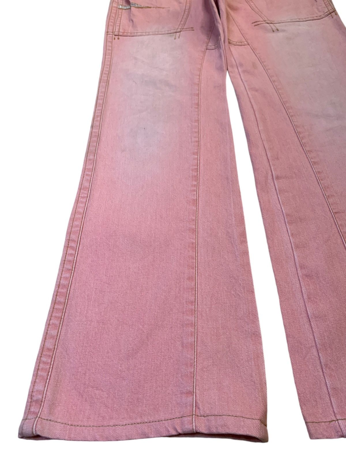 Japanese Brand Vintage Japanese Brand Faded Wash Patched Bootcut Jeans Size US 34 / EU 50 - 6 Thumbnail