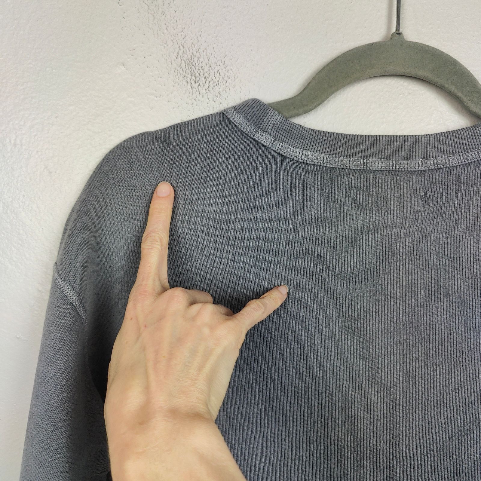 Outerknown Outerknown Solstice Cutaway Crew Sweatshirt Women Small Gray Size S / US 4 / IT 40 - 4 Thumbnail