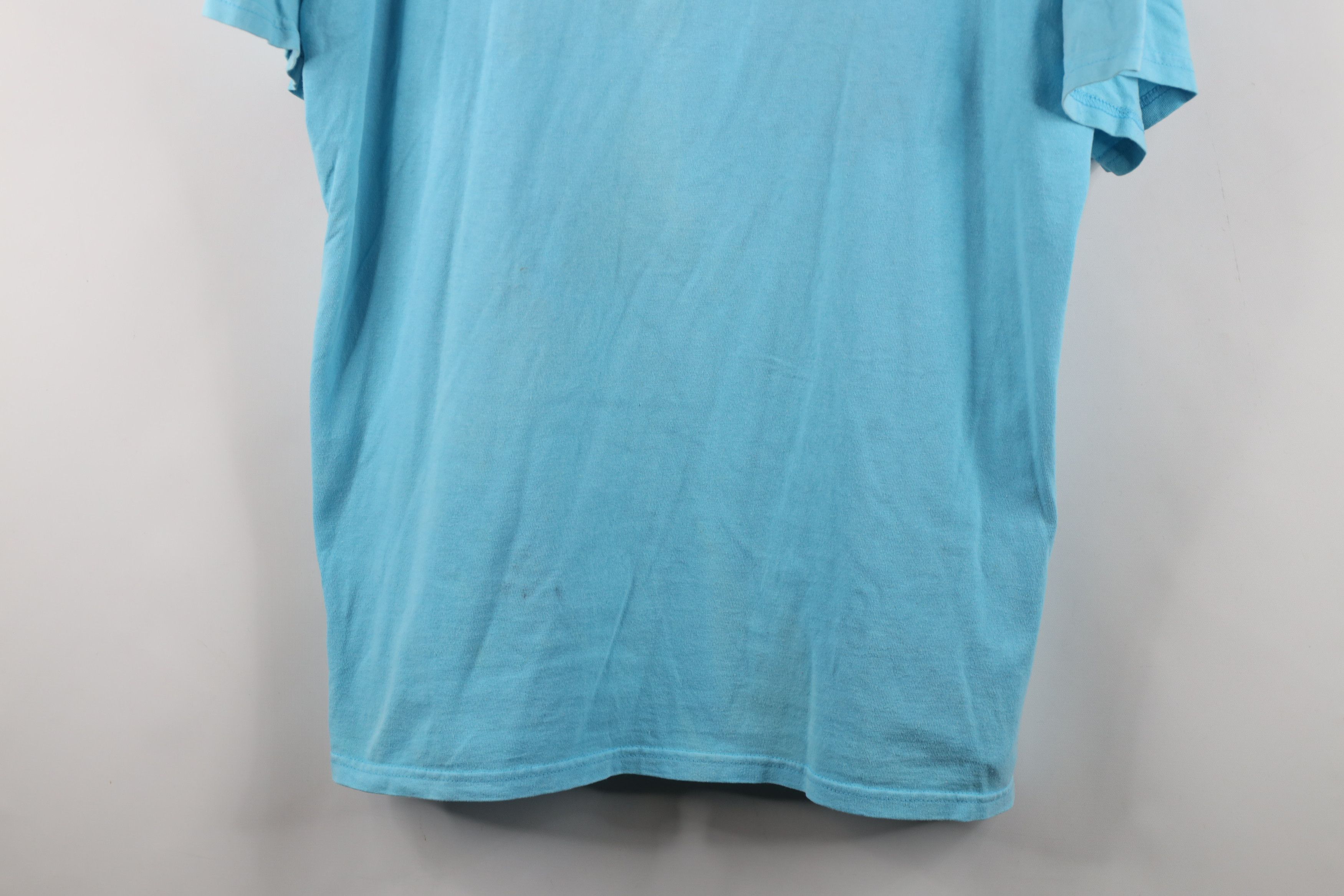 Nike Vintage Y2K Nike Travis Scott Big Swoosh T-Shirt Blue Size US L / EU 52-54 / 3 - 3 Thumbnail