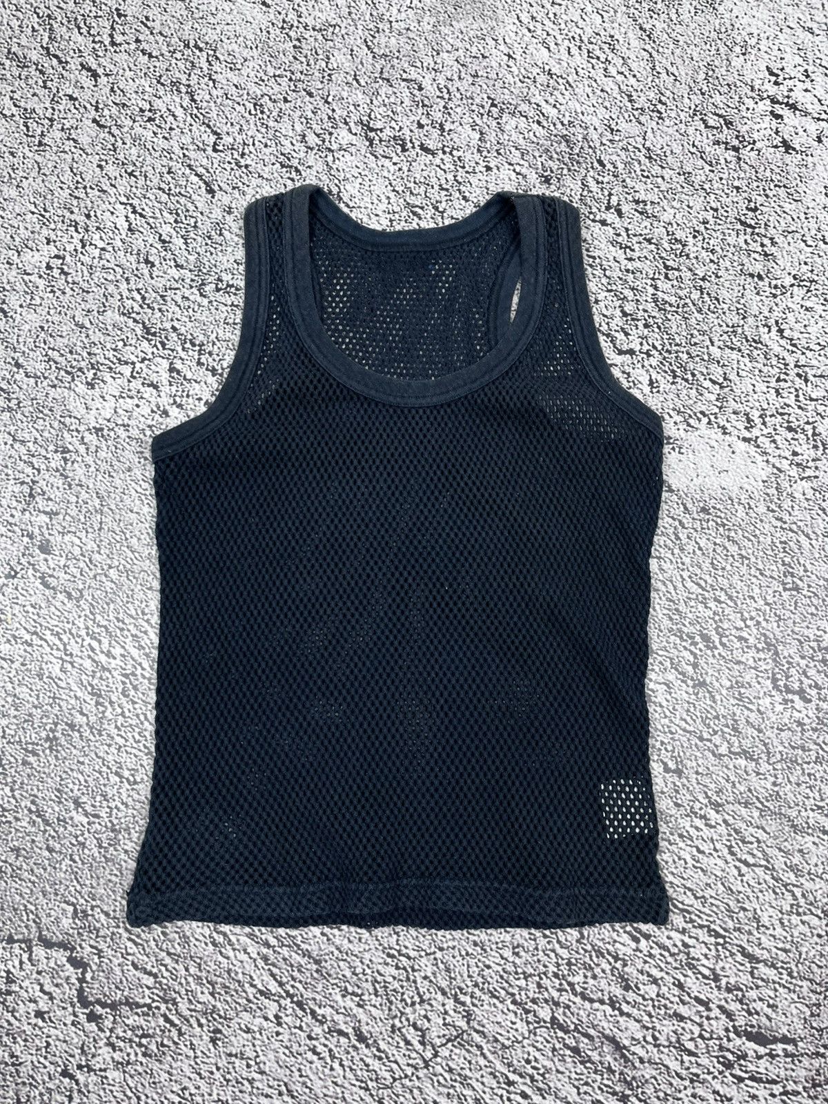 Japanese Brand Vintage Knit Web Mesh Rave Gothic Tank top size S Size S / US 4 / IT 40 - 1 Thumbnail