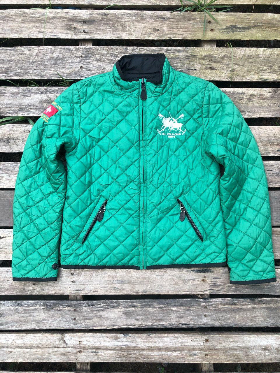 Polo Ralph Lauren × Ralph Lauren × Vintage Vintage Polo Ralph Lauren Big Logo Quilted Jacket Size US XS / EU 42 / 0 - 2 Thumbnail