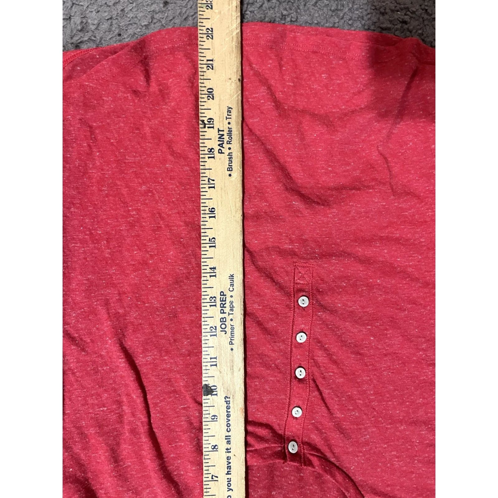 Victoria's Secret Victoria's Secret 1/2-Button Ribbed Top T-Shirt Tee Red Size XS Women Regular Long Sleeve 59% Cotton / 41% Polyester Size XS / US 0-2 / IT 36-38 - 5 Thumbnail