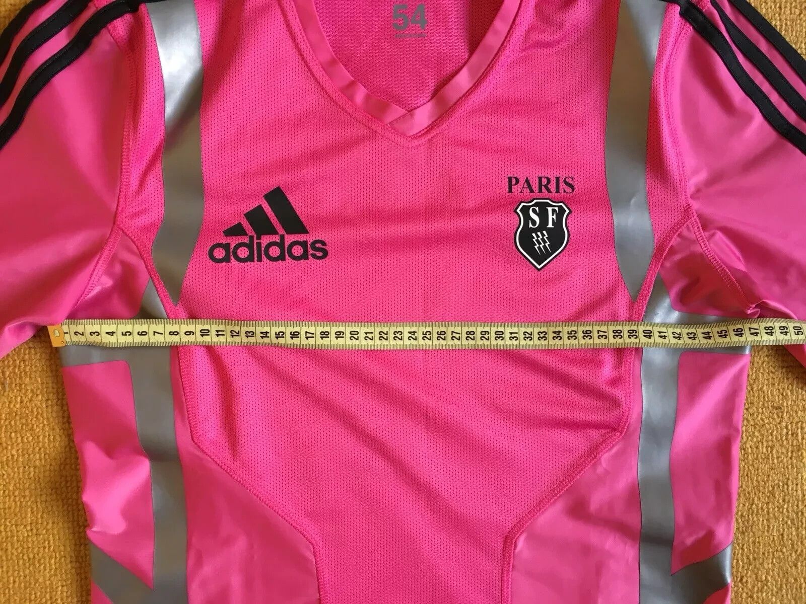 Adidas Stade FRANCais PARIS AWAY 2011 ADIDAS TECHFIT RUGBY SHIRT Size US M / EU 48-50 / 2 - 11 Thumbnail