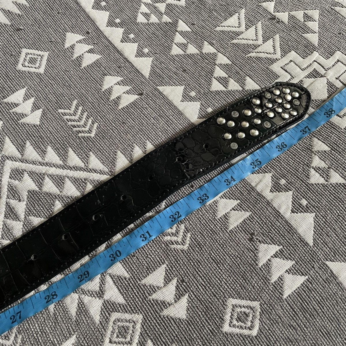If Six Was Nine Vintage Y2k studded rhinestones buckle belts kapital style Size ONE SIZE - 9 Thumbnail