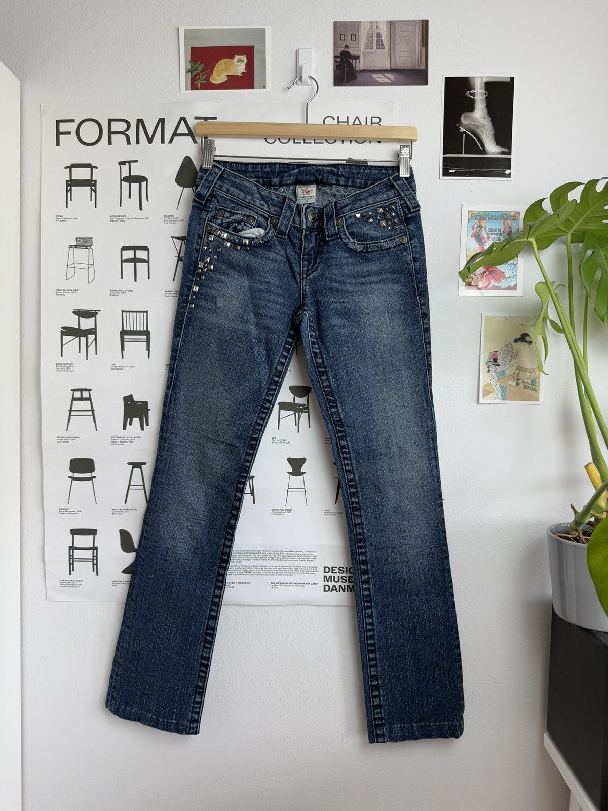 Designer × True Religion × Vintage Vintage y2k True Religion denim jeans pants 26 avantgarde 90s Size 26" / US 2 / IT 38 - 2 Thumbnail