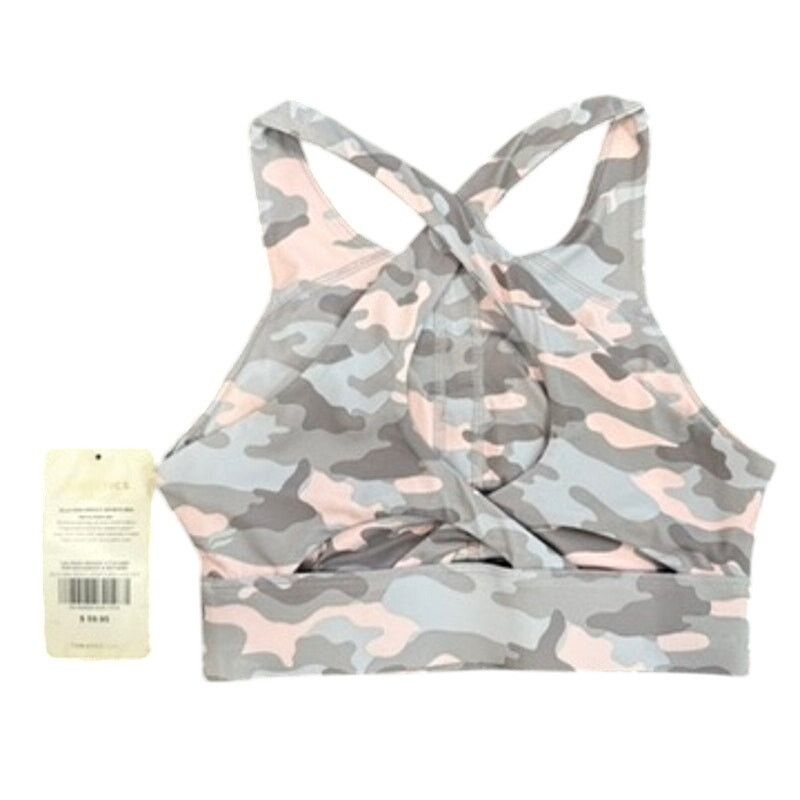 Fabletics Fabletics Ella High Impact Sports Bra in Pink Camo, Size XXS Size ONE SIZE - 4 Thumbnail