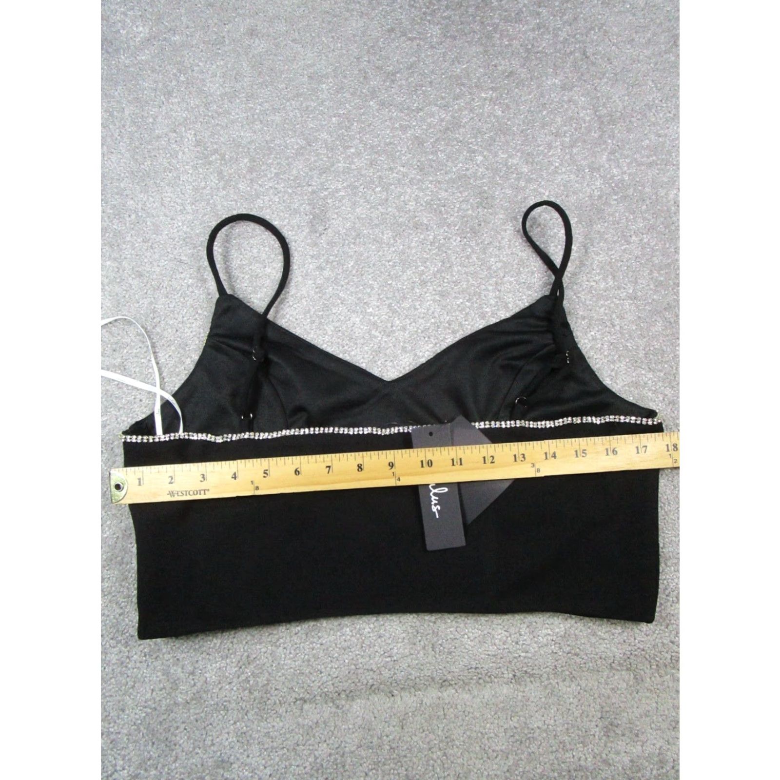 Lulus Lulus Top Xl Black Embellished Womens Size XL / US 12-14 / IT 48-50 - 5 Thumbnail