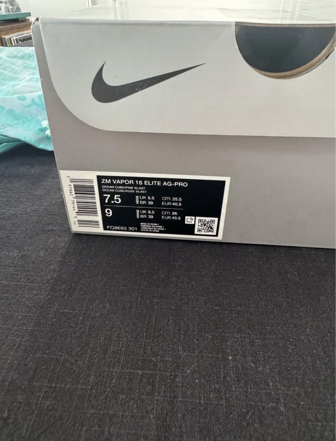 Nike Mercurial Vapor Elite 16 AG Size US 7.5 / EU 40-41 - 3 Thumbnail