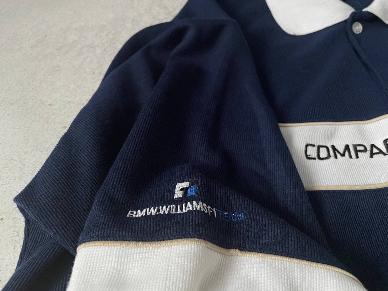 BMW × Vintage Vintage 90s BMW Racing Polo T-shirt Big Central Logo Y2K Size US L / EU 52-54 / 3 - 3 Thumbnail