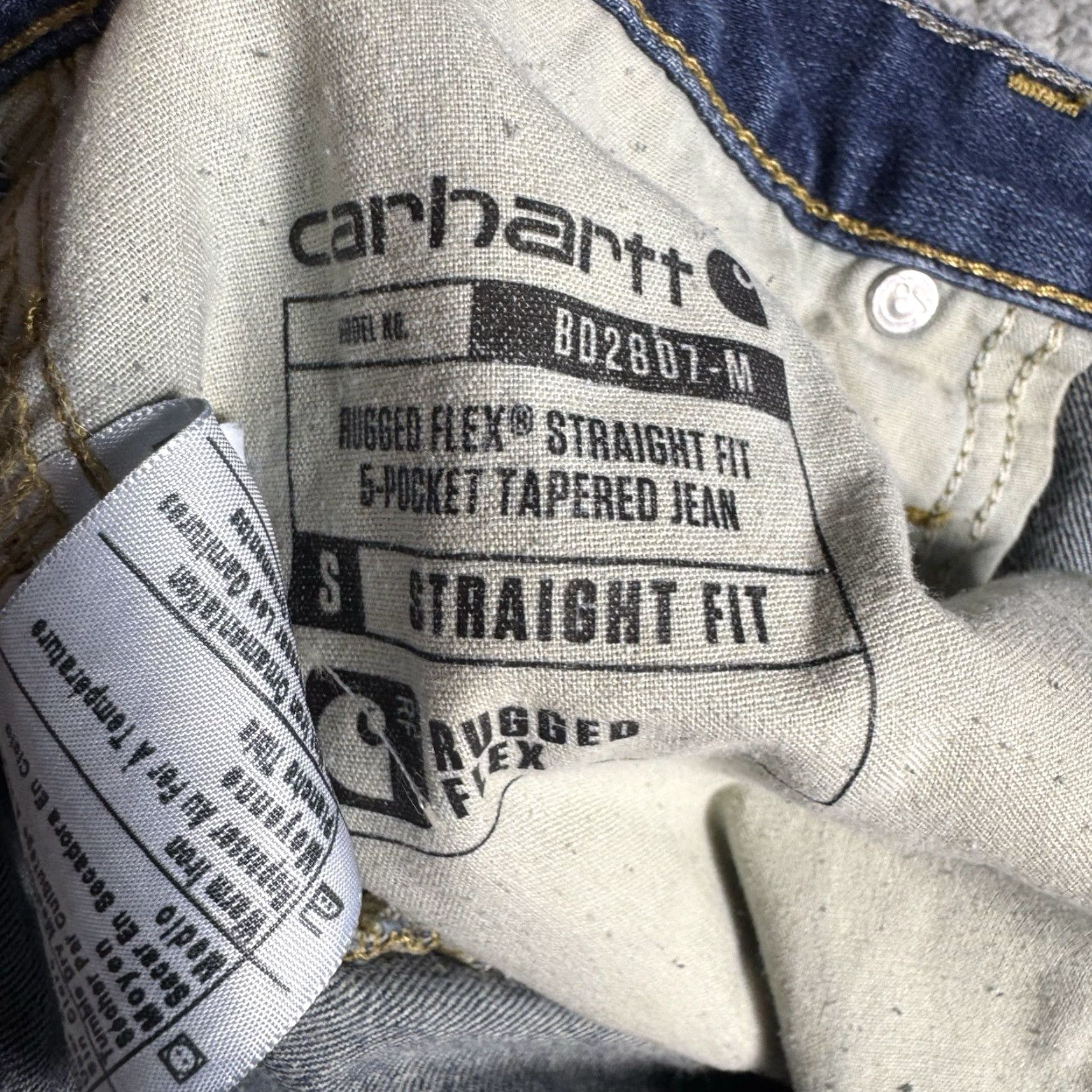 Carhartt Carhartt Jeans Mens 36x36 Rugged Flex Relaxed Taper Workwear BD2807-M 102807-491 Size US 36 / EU 52 - 7 Thumbnail