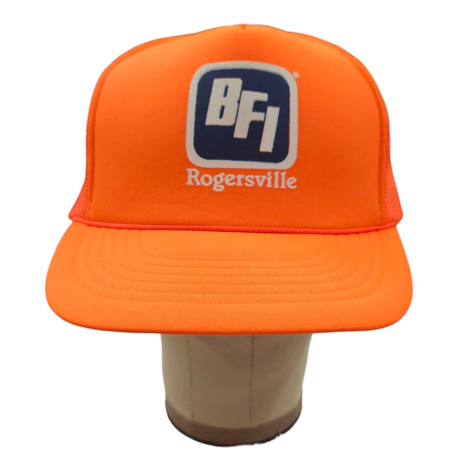 Other BFI Rope Braid Mesh Snapback Cap Vintage Trucker Foam Hat Size ONE SIZE - 9 Thumbnail
