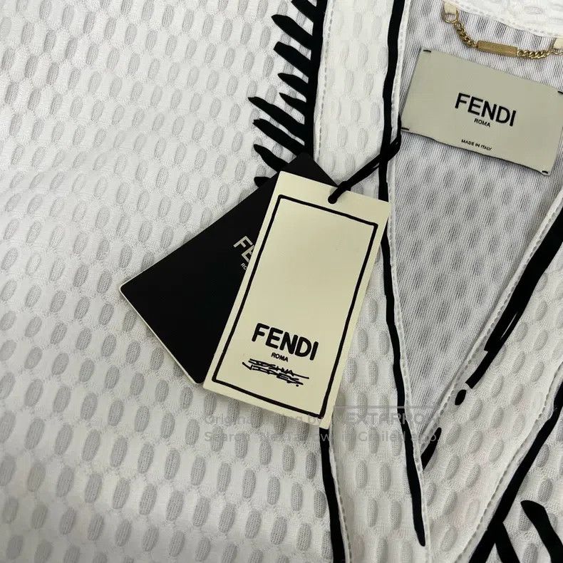 Fendi Fendi Cartoon style graffiti letter print cardigan jacket Size XS / US 0-2 / IT 36-38 - 9 Thumbnail