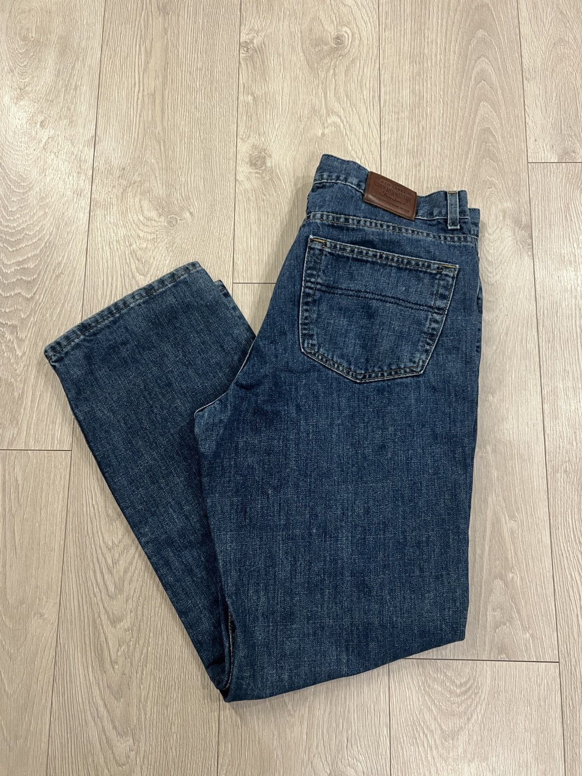 Tommy Hilfiger × Vintage Vintage Tommy Hikfiger Red Label Baggy Denim Y2K 90s 36 Size US 36 / EU 52 - 1 Thumbnail