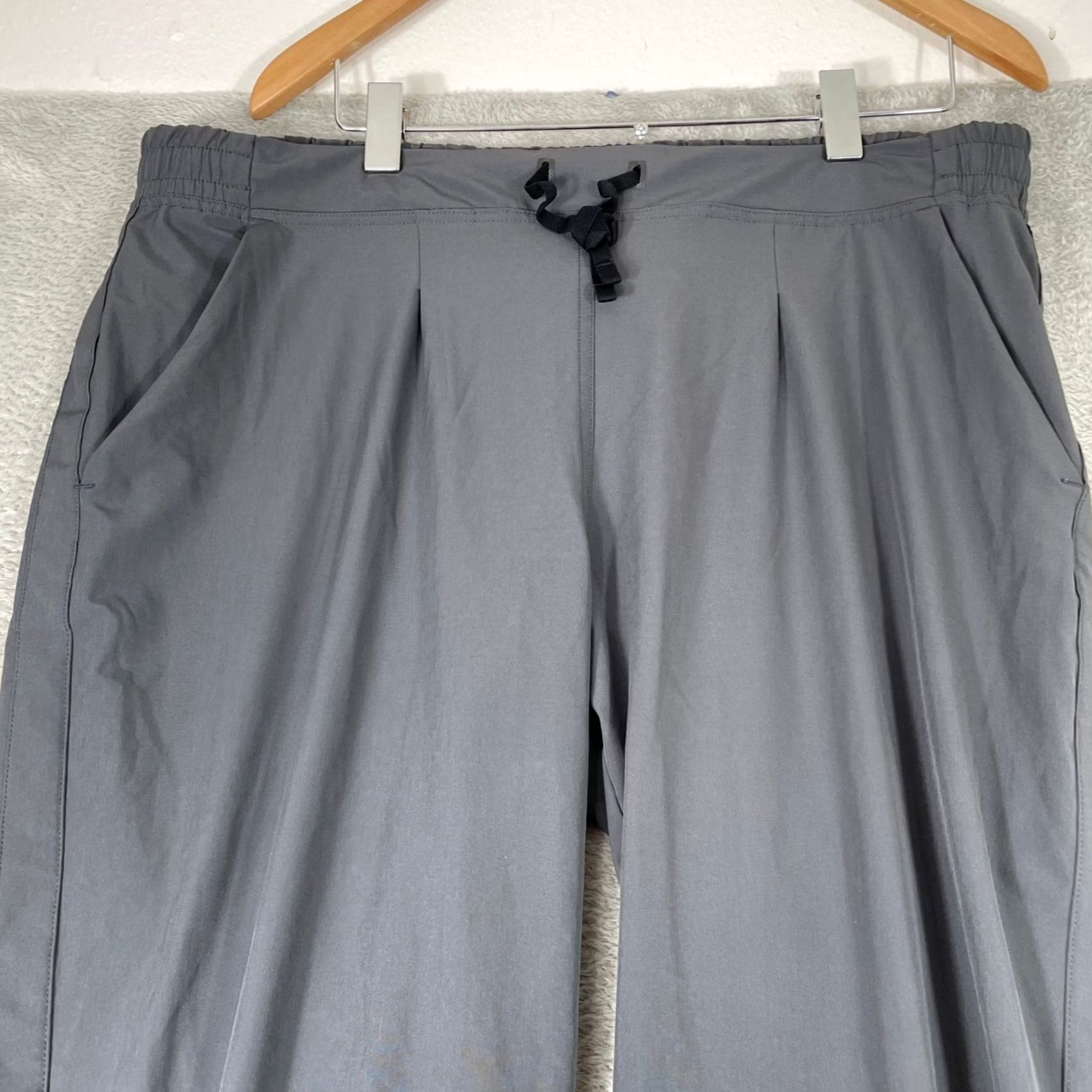 Vintage Backcountry Womens 2XL Gray Stretch Hiking Activewear Jogger Pants Pockets Elastic Waist Tapered Inseam 29" Casual Travel Size 26" / US 2 / IT 38 - 3 Thumbnail