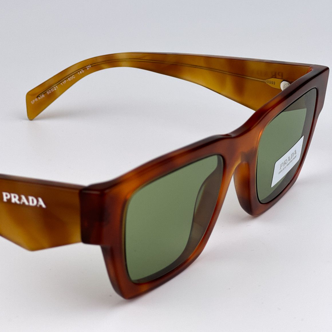 Prada NEW Prada PRA06S 11P60C Square Unisex Sunglasses PR A06S Size ONE SIZE - 9 Thumbnail