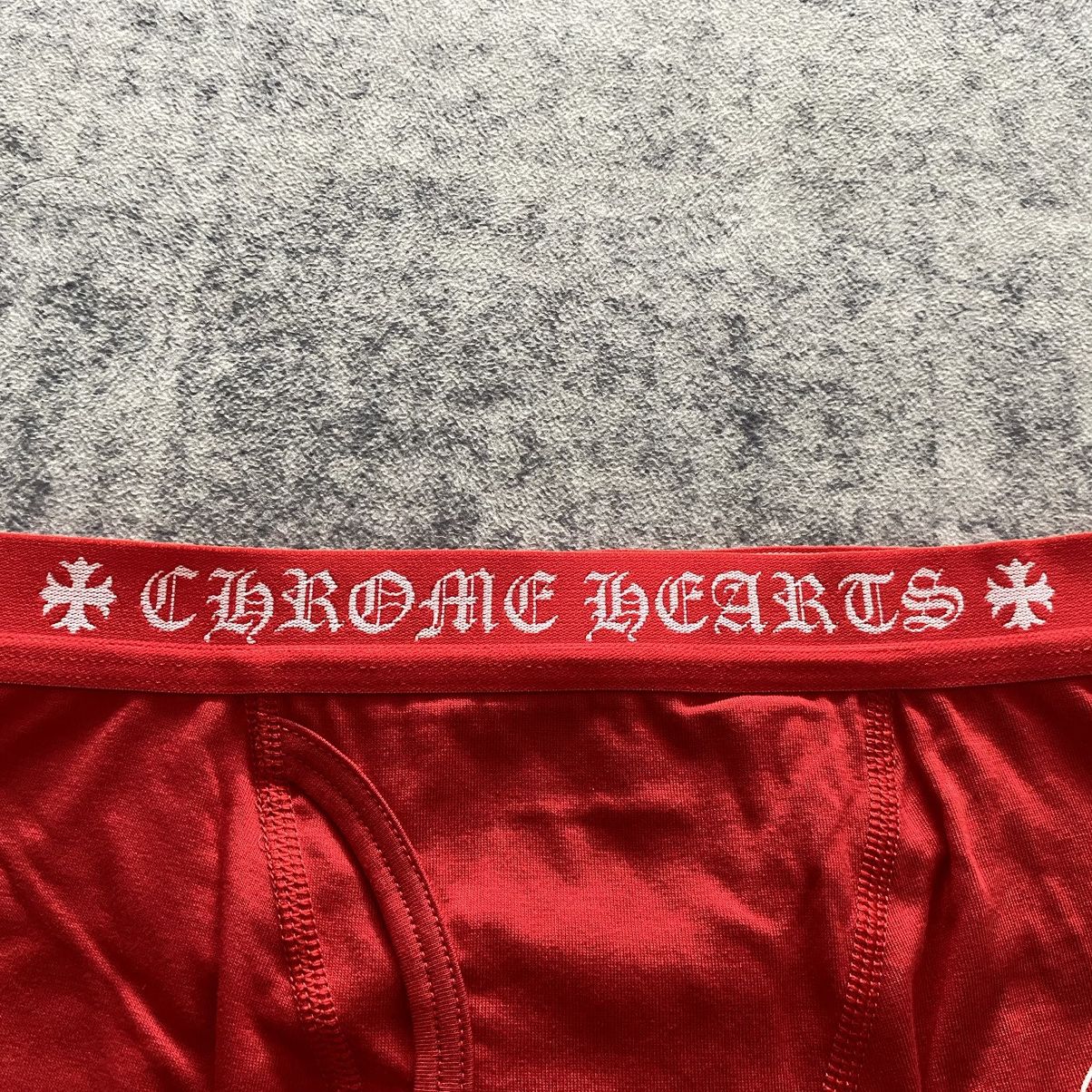 Chrome Hearts CHROME HEARTS Boxer Brief Short RED Size ONE SIZE - 3 Thumbnail
