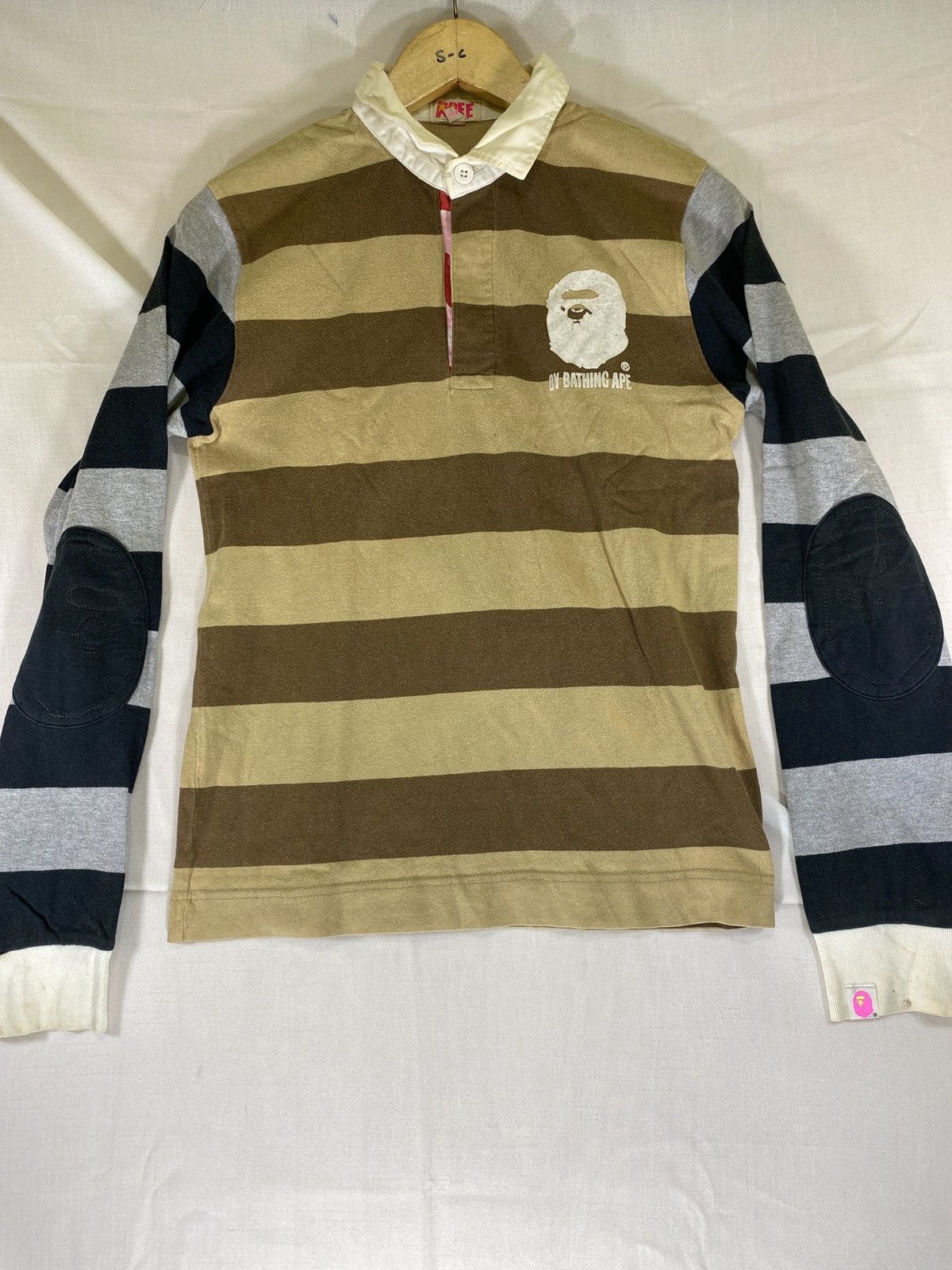 Bape rugby shirt Size US S / EU 44-46 / 1 - 1 Thumbnail