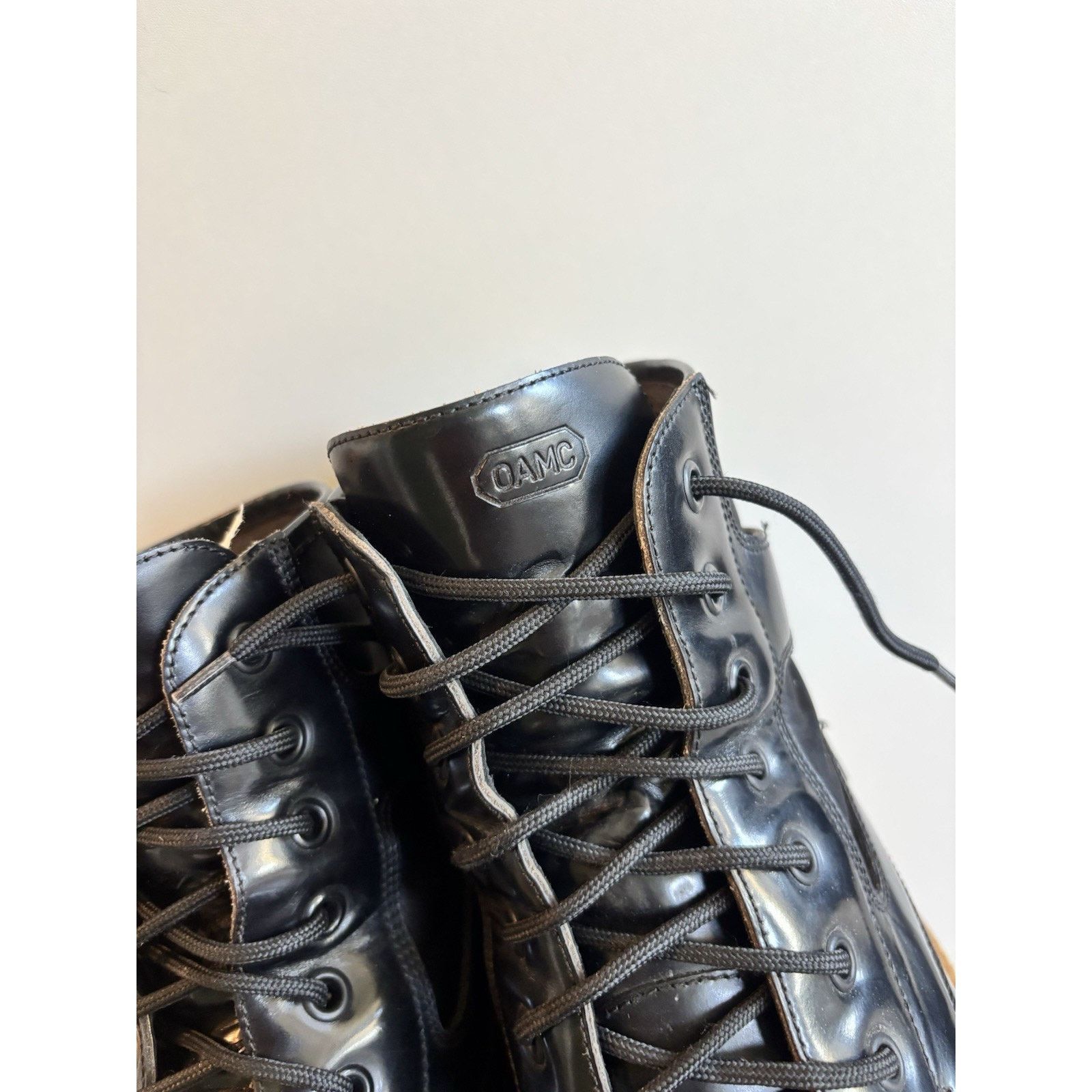 OAMC OAMC Over All Master Cloth Mara Chunky Leather Ankle Boot Size US 11 / EU 44 - 4 Thumbnail