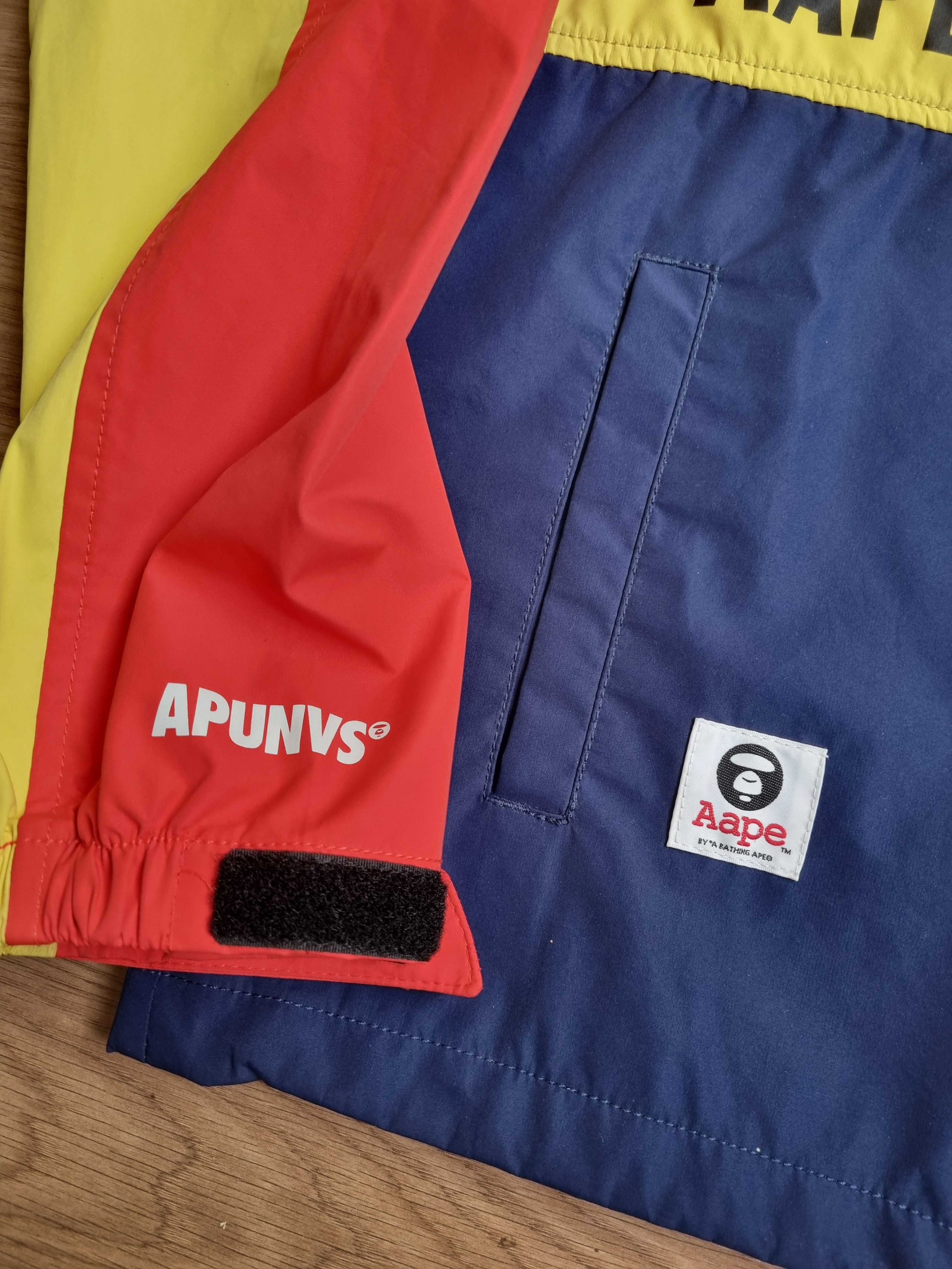 Aape × Designer Designer AAPE By A Bathing Ape Quarter-half Zip Windbreaker Size US S / EU 44-46 / 1 - 6 Thumbnail