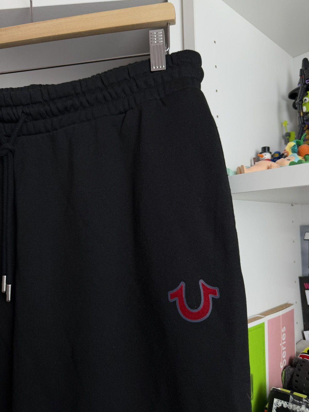 Designer × True Religion True Religion baggy small logo sweatpants L chief keef drill Size US 34 / EU 50 - 3 Thumbnail
