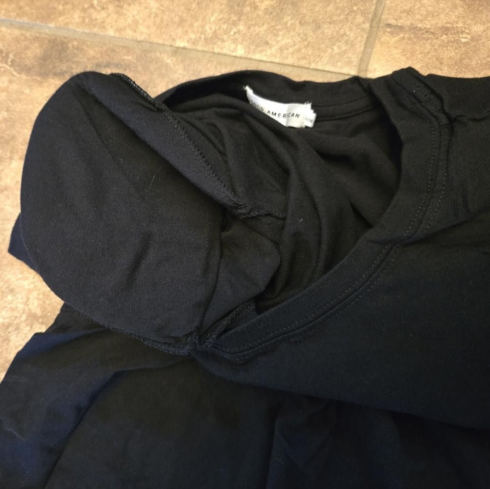 Designer Black Classic | Good American | Short Sleeve Size M / US 6-8 / IT 42-44 - 3 Thumbnail