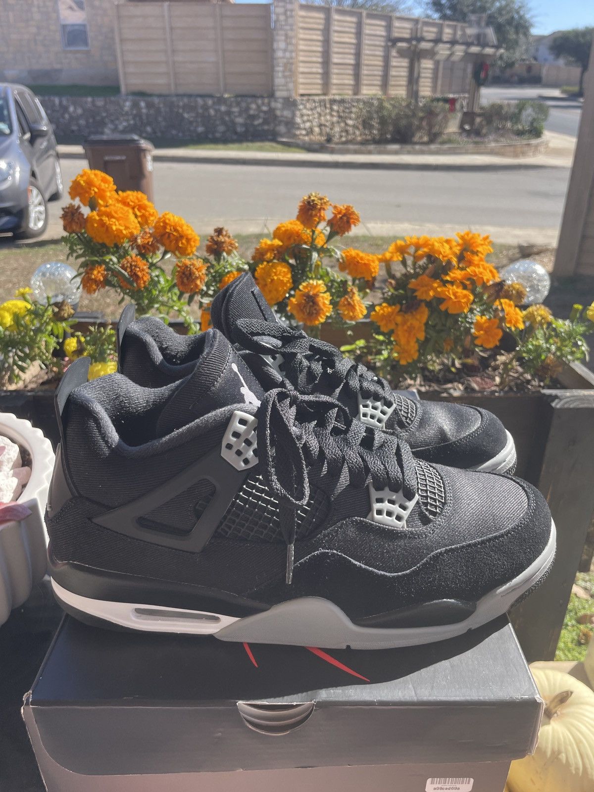 Jordan Brand Air Jordan 4 Retro SE Blk Canvas Size US 10.5 / EU 43-44 - 5 Thumbnail