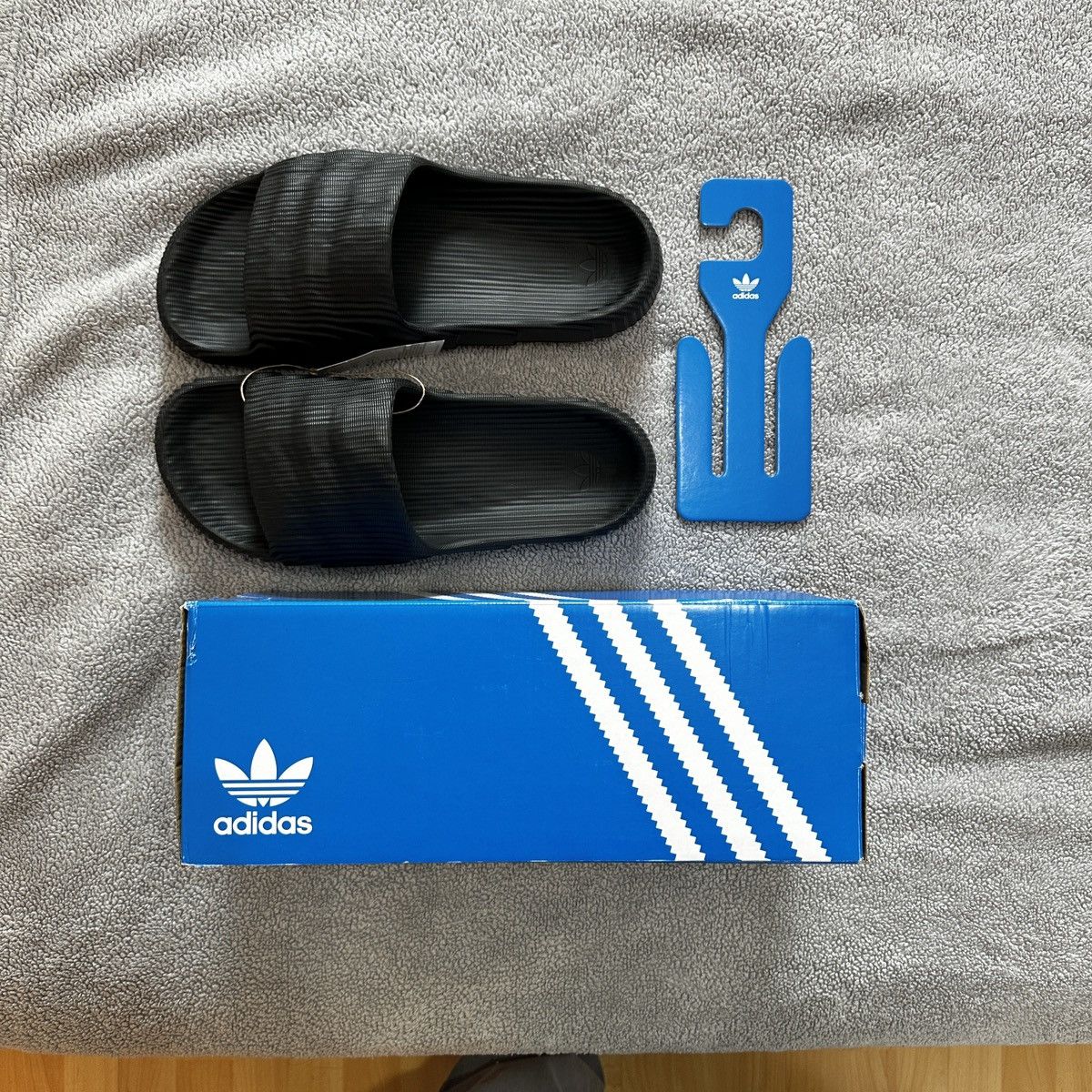 Adidas Adidas Adilette 22 black Size US 13 / EU 46 - 7 Thumbnail