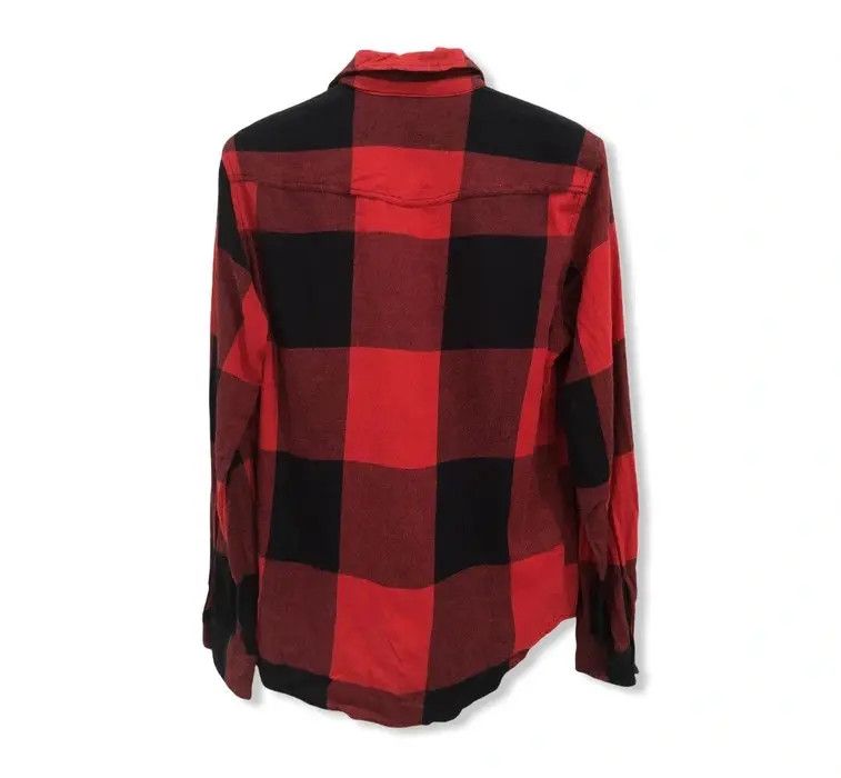 Flannel Japanese Brand Nano Base Plaid Tartan Flannel Shirt 👕 Size US S / EU 44-46 / 1 - 4 Thumbnail