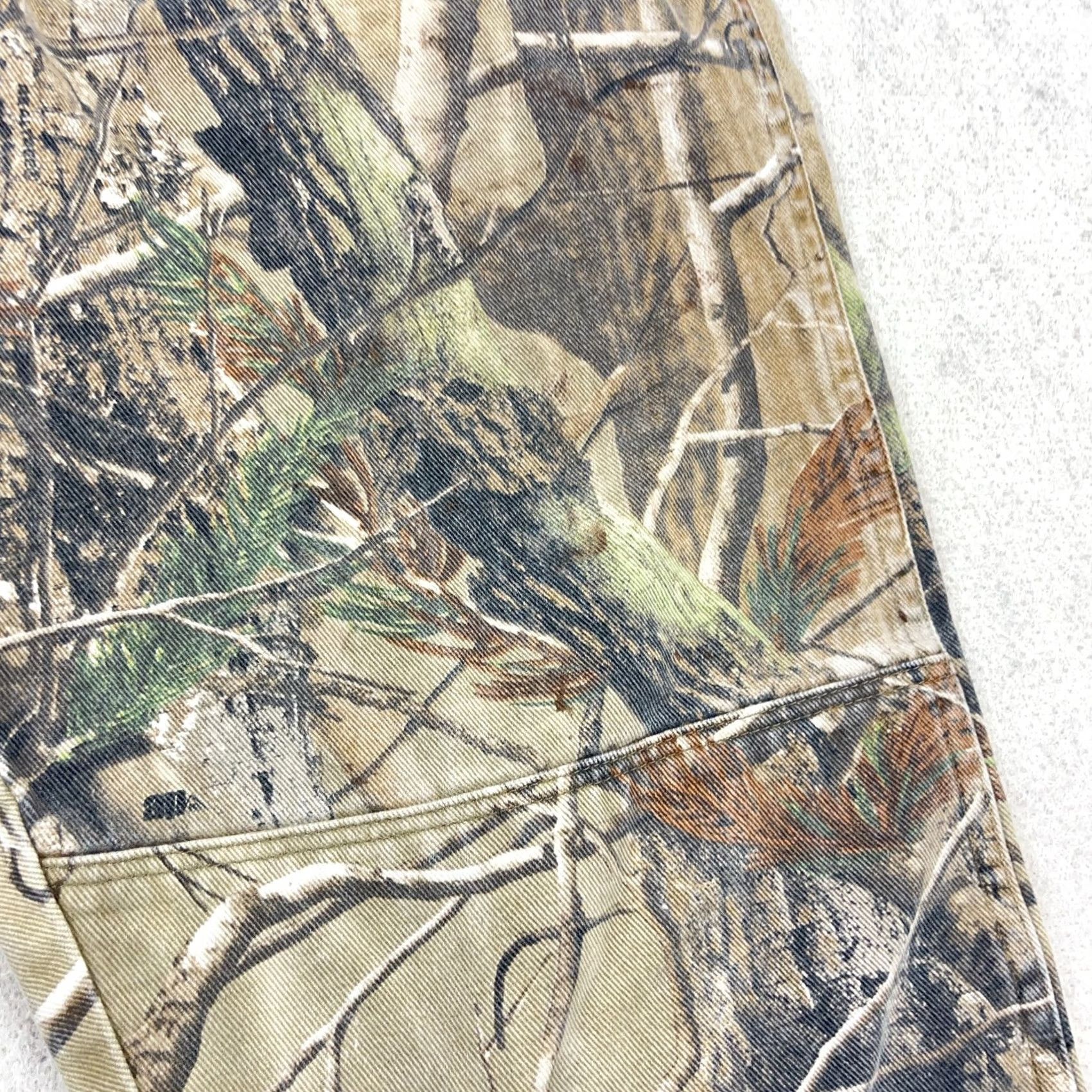 Wrangler VINTAGE Wrangler Jeans Men 34x29 Camo Realtree Hardwood Baggy Y2K Double Knee Brown Size US 34 / EU 50 - 6 Thumbnail