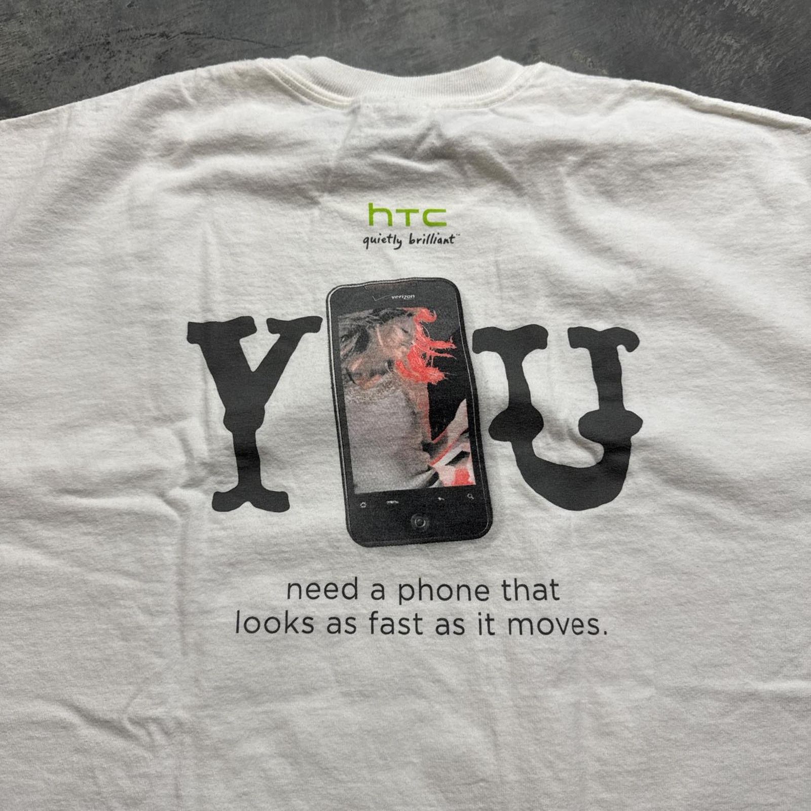 Vintage Vintage Android HTC Phone Promo Graphic T-Shirt Size US L / EU 52-54 / 3 - 2 Thumbnail