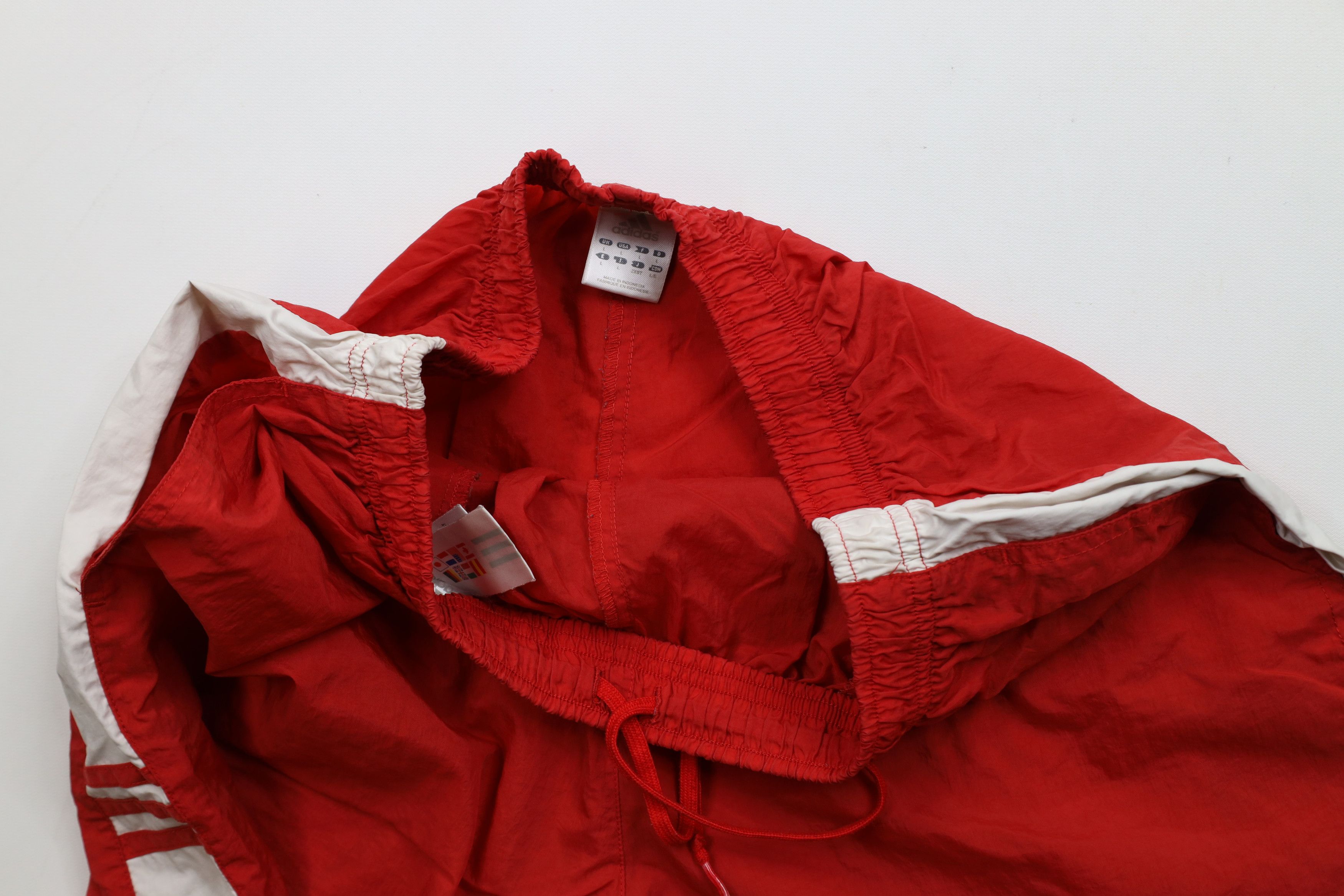 Adidas × Vintage Vintage Y2K 2003 Adidas Running Jogging Soccer Shorts Red Size US 34 / EU 50 - 7 Thumbnail