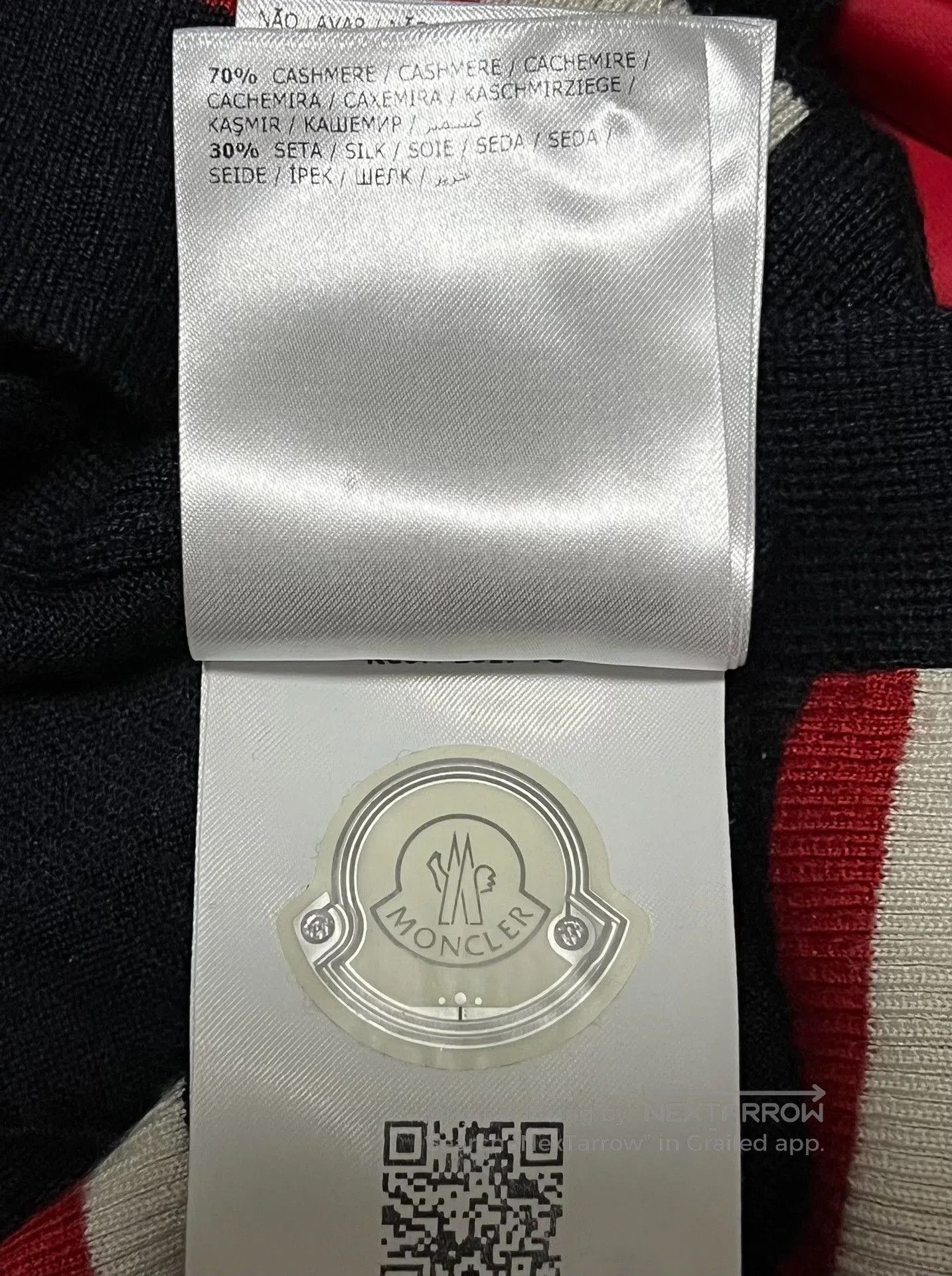 Moncler Gamme Bleu Thom Browne x Moncler Men's Cashmere Cardigan. Size US XL / EU 56 / 4 - 9 Thumbnail