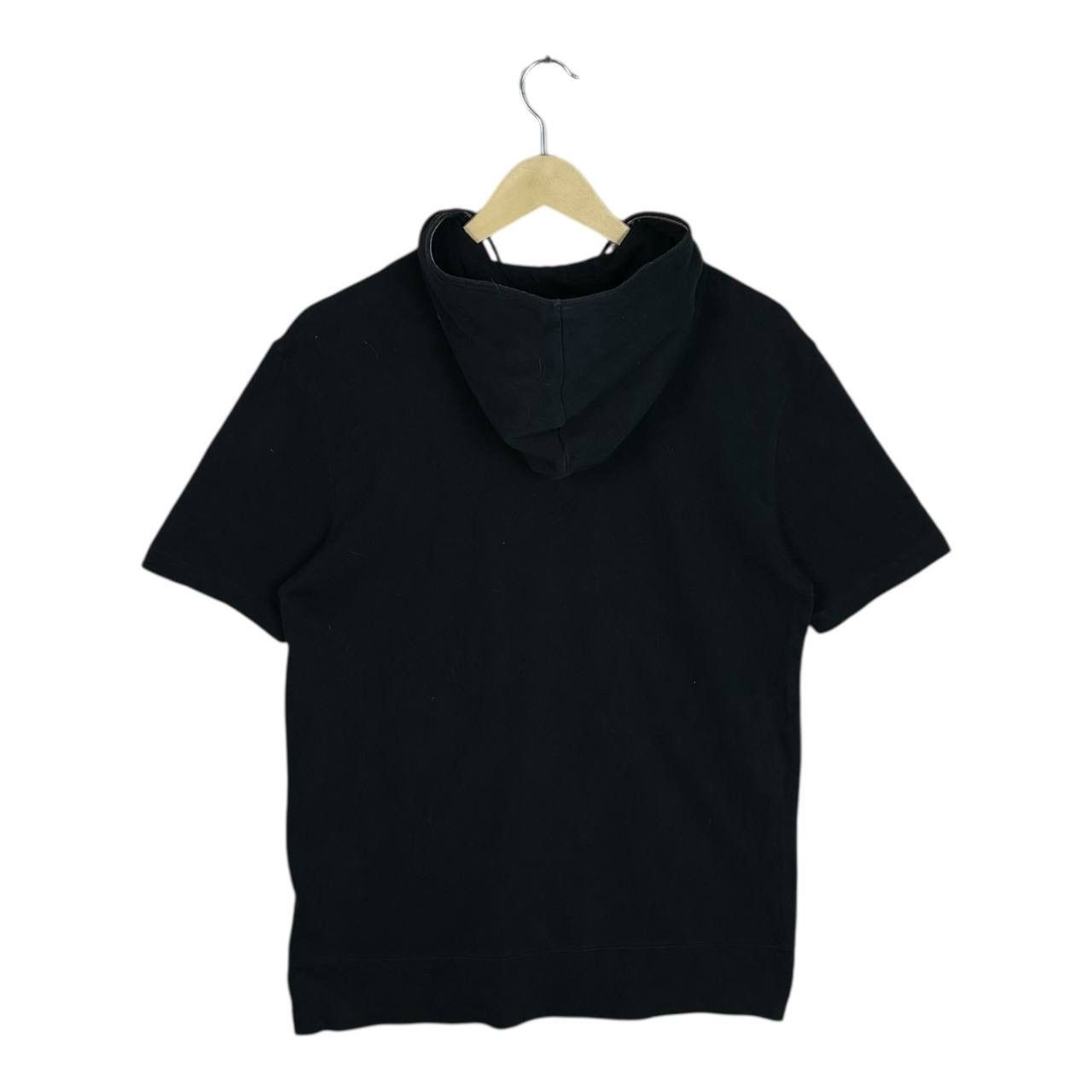 Burberry Burberry Black Label Zip Hoodie Short Sleeve Black M Y2K Size US M / EU 48-50 / 2 - 2 Thumbnail