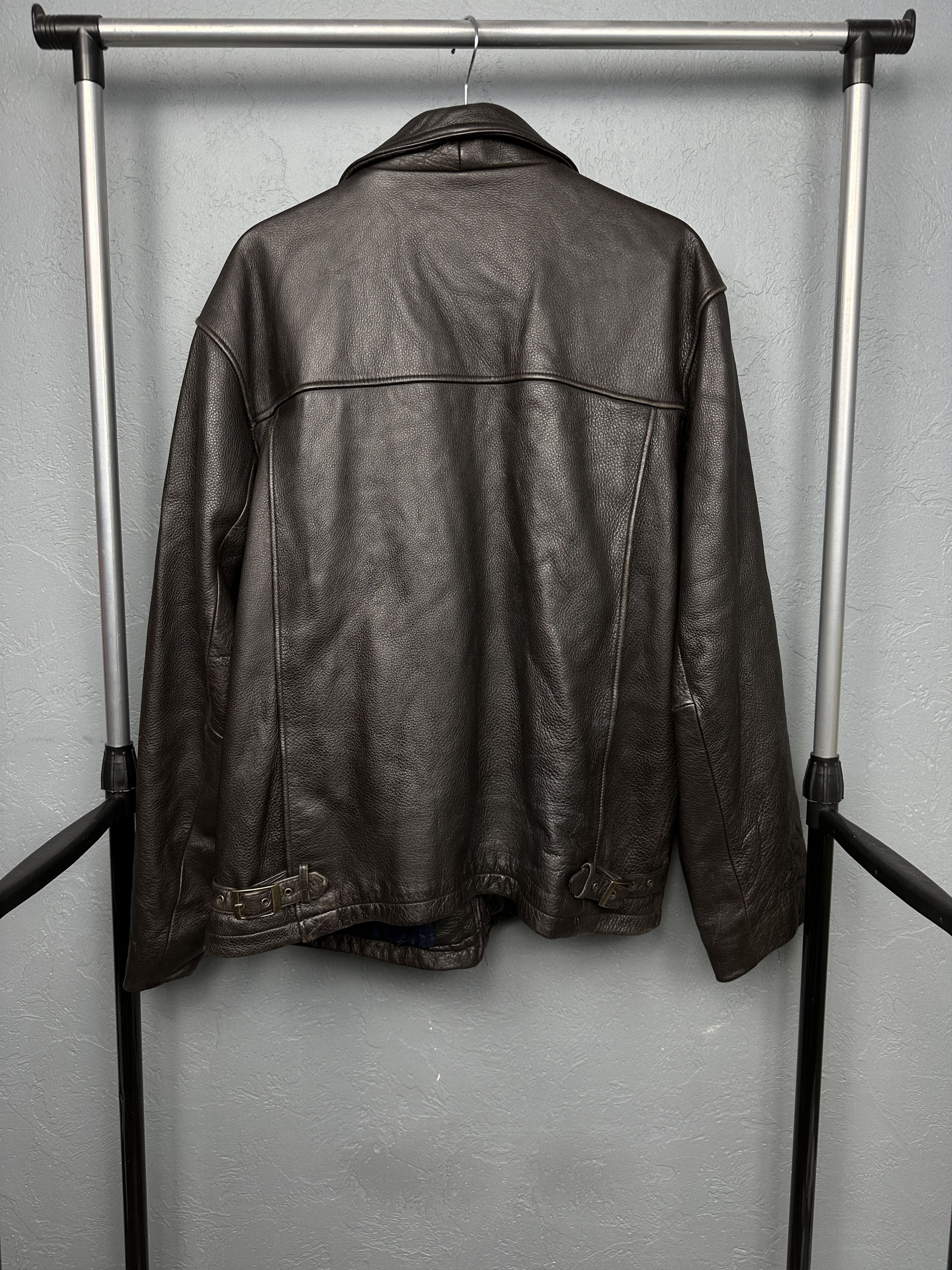 Chaps Ralph Lauren Chaps Ralph Lauren Vintage Mens Leather Jacket Size US L / EU 52-54 / 3 - 8 Thumbnail