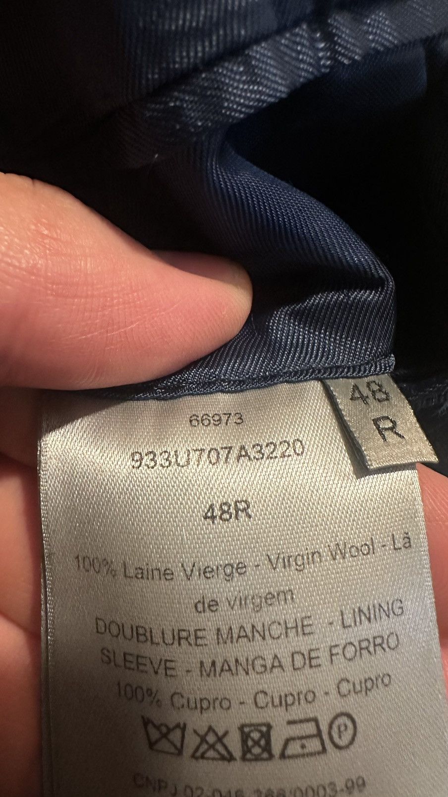 Dior Dior blazer navy Size 48R - 4 Thumbnail
