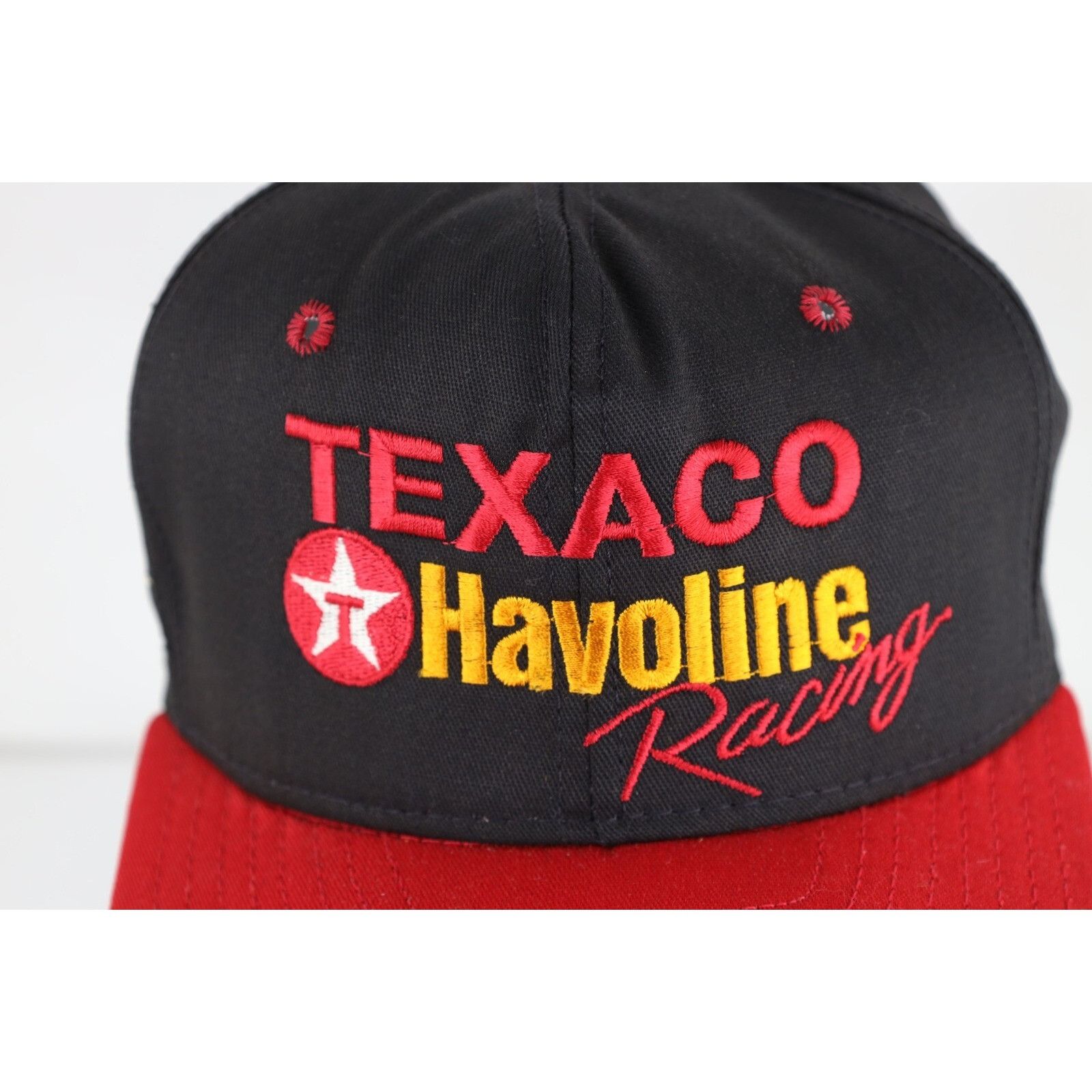 Vintage Vintage 90s NASCAR Texaco Havoline Racing Davey Allison Hat Size ONE SIZE - 3 Thumbnail