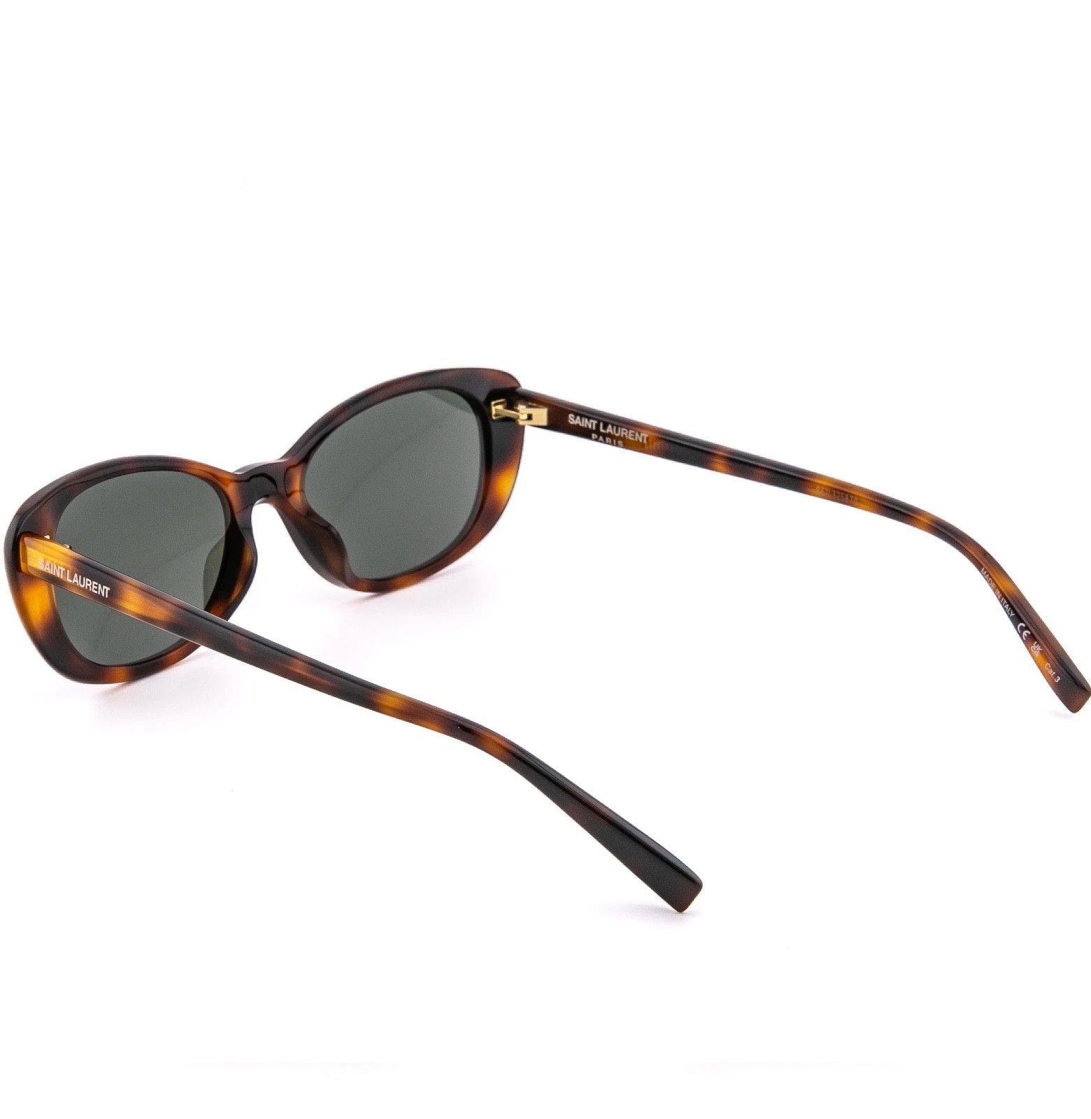 Saint Laurent Paris SAINT LAURENT SHADE SL 822 SL822 Brown Havana Sunglasses 002 Size ONE SIZE - 3 Thumbnail