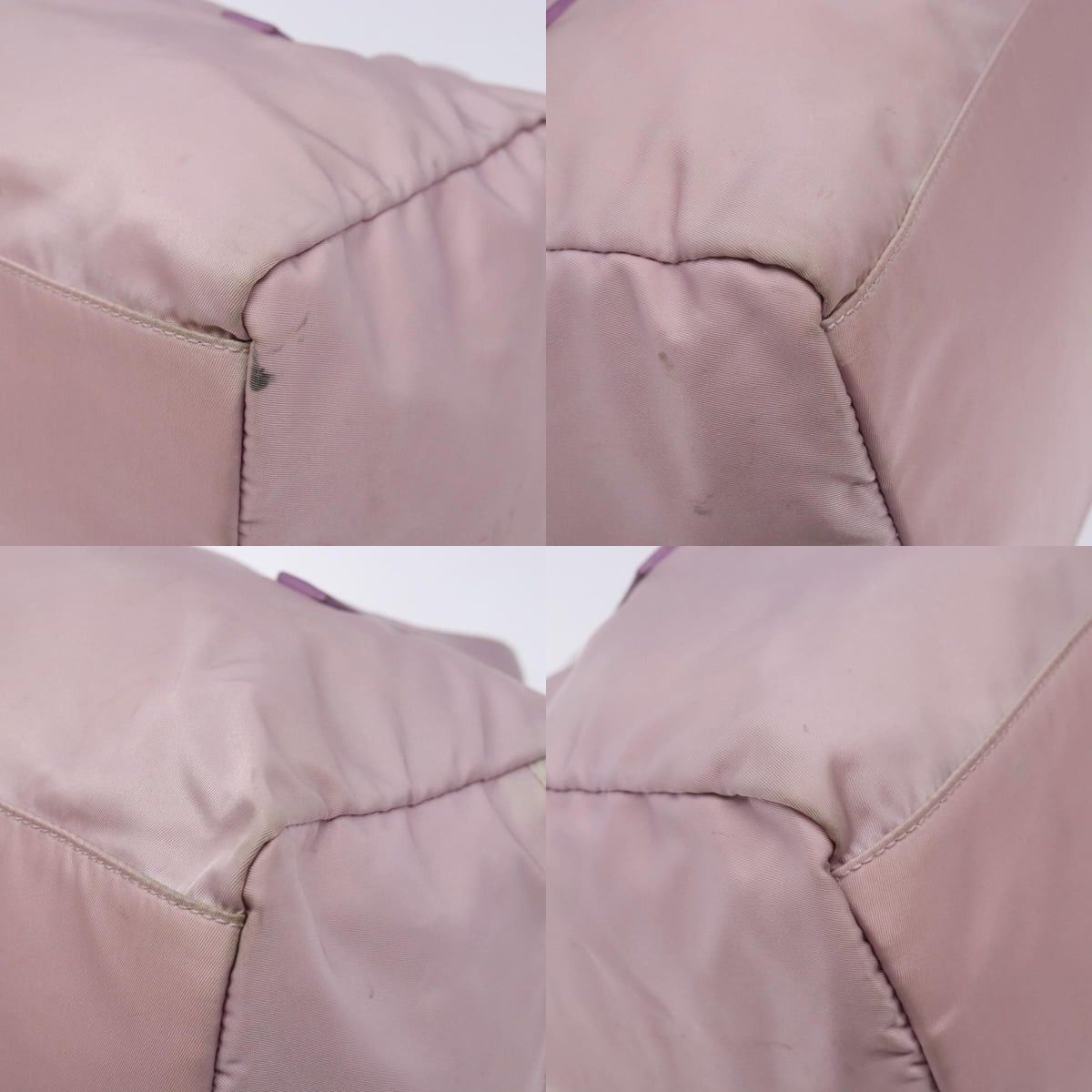Prada PRADA Boston Bag Nylon Pink Silver Size ONE SIZE - 10 Thumbnail