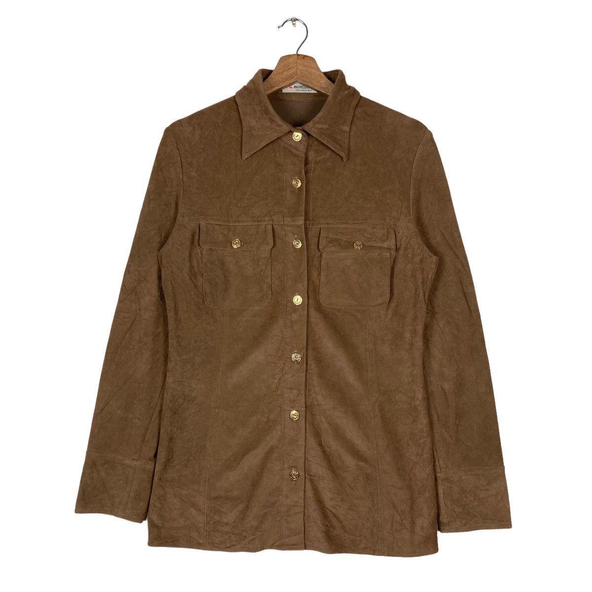 Andreluciano Vintage Andre Luciano Flat Button Up Shirt Size US S / EU 44-46 / 1 - 1 Thumbnail