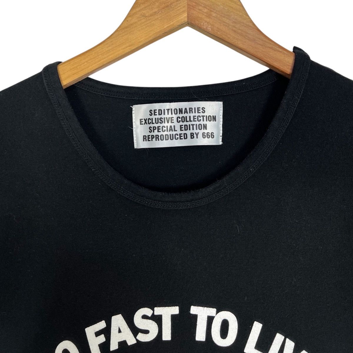 Japanese Brand Too fast to live too young too die Seditionaries 666 Japan Size US S / EU 44-46 / 1 - 4 Thumbnail