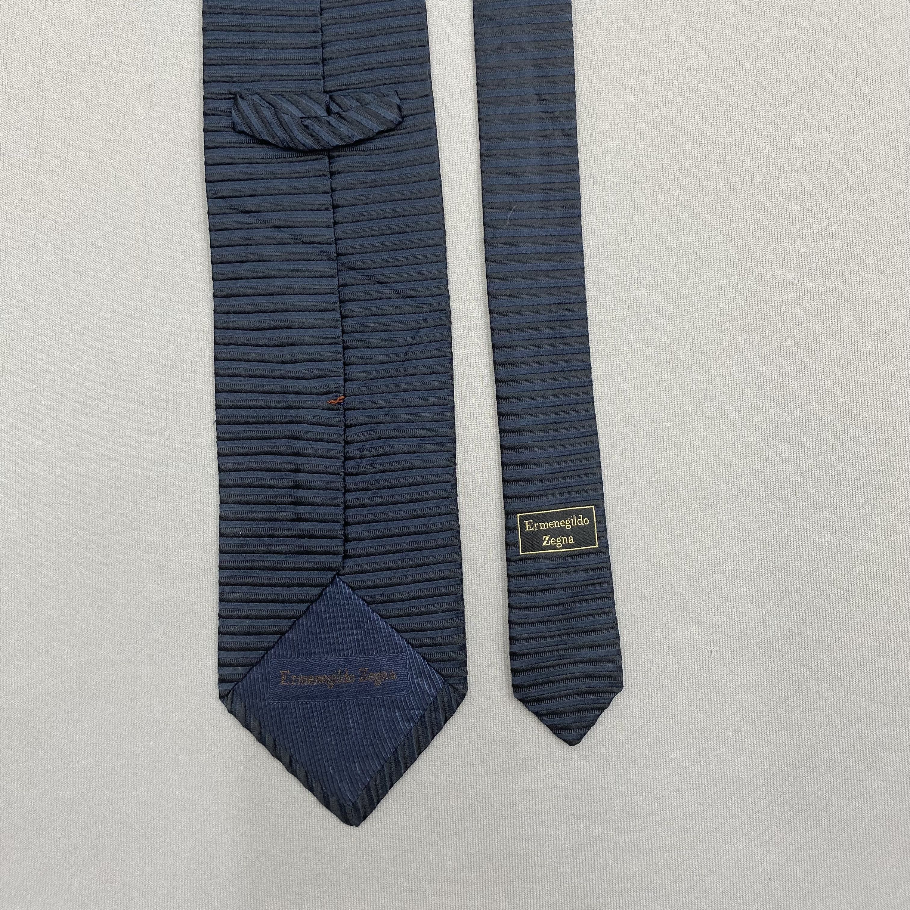 Ermenegildo Zegna Vintage Ermenegildo Zegna SILK Necktie Cravate Pure Silk Size ONE SIZE - 6 Thumbnail