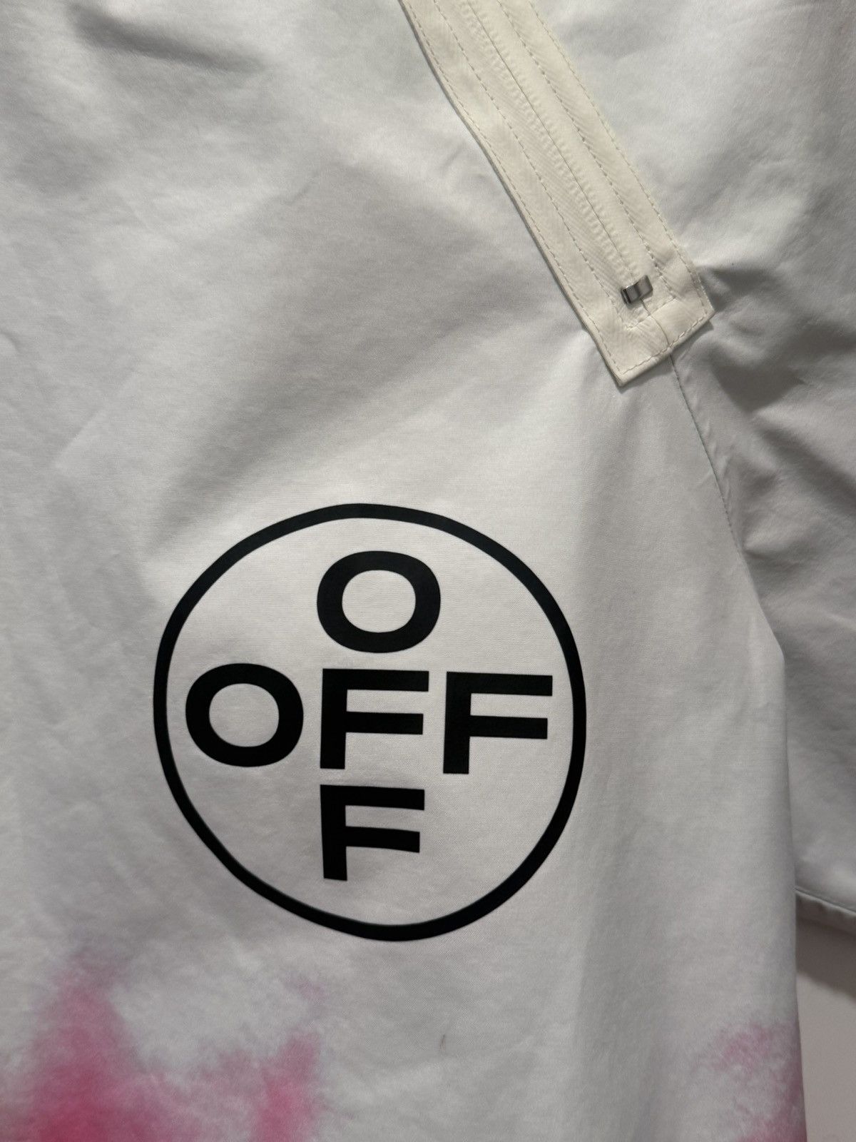 Off-White Rare OFF-WHITE Goretex Graffiti Print Shirt Gore Virgil Ablo Size US L / EU 52-54 / 3 - 3 Thumbnail