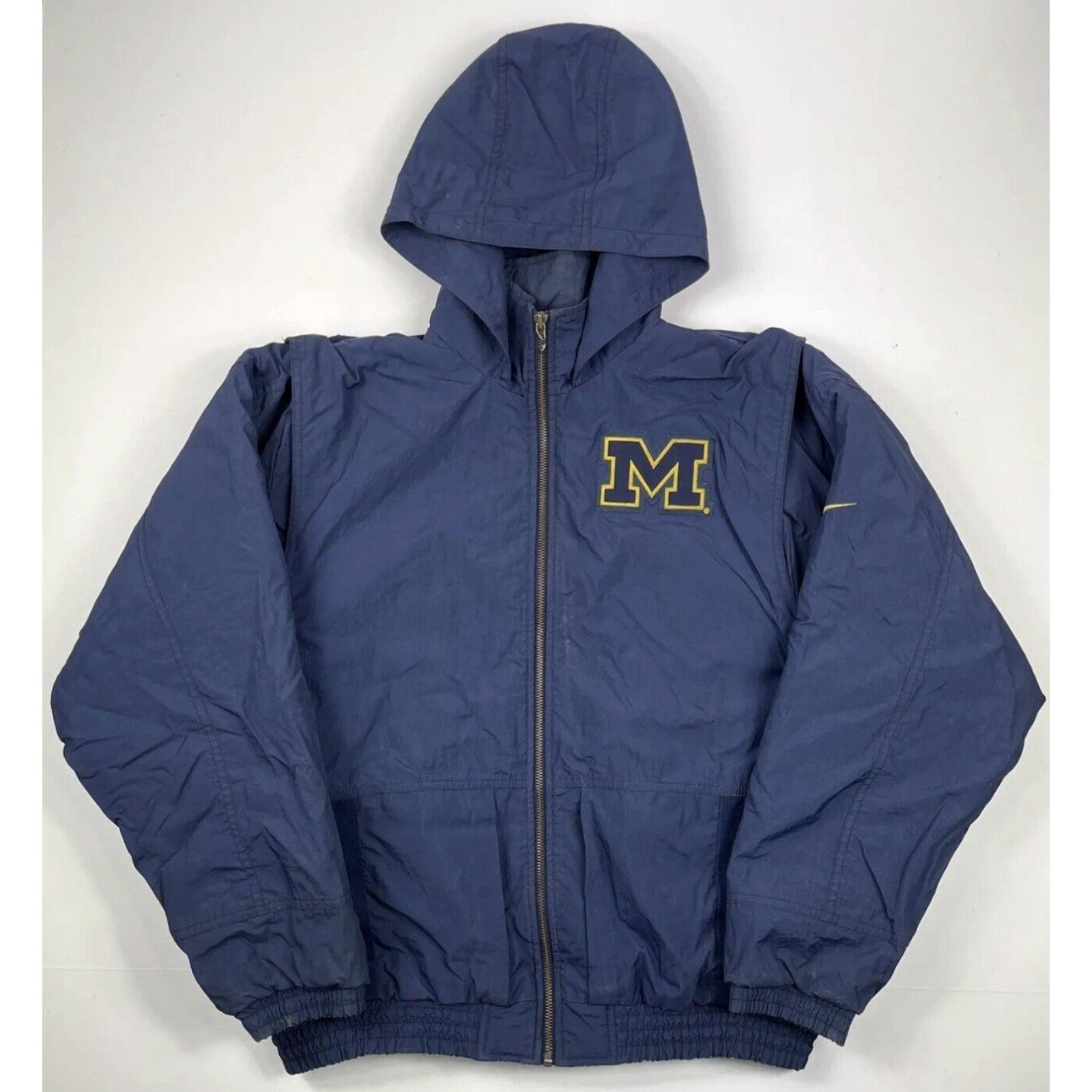 Vintage 90s Michigan Wolverines rare Nike jacket deals coat