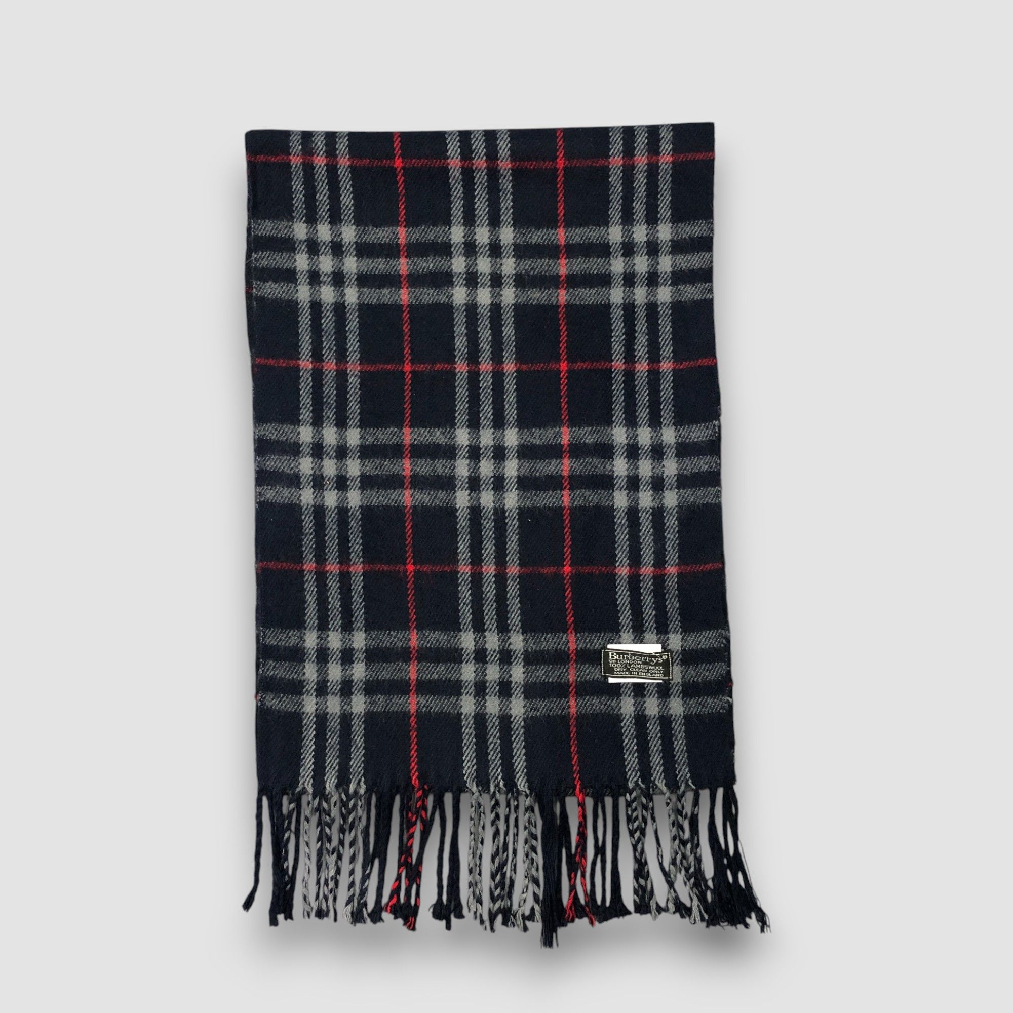 Burberry Vintage Burberry Scarf Muffler Wool Winter Scarves Size ONE SIZE - 2 Thumbnail