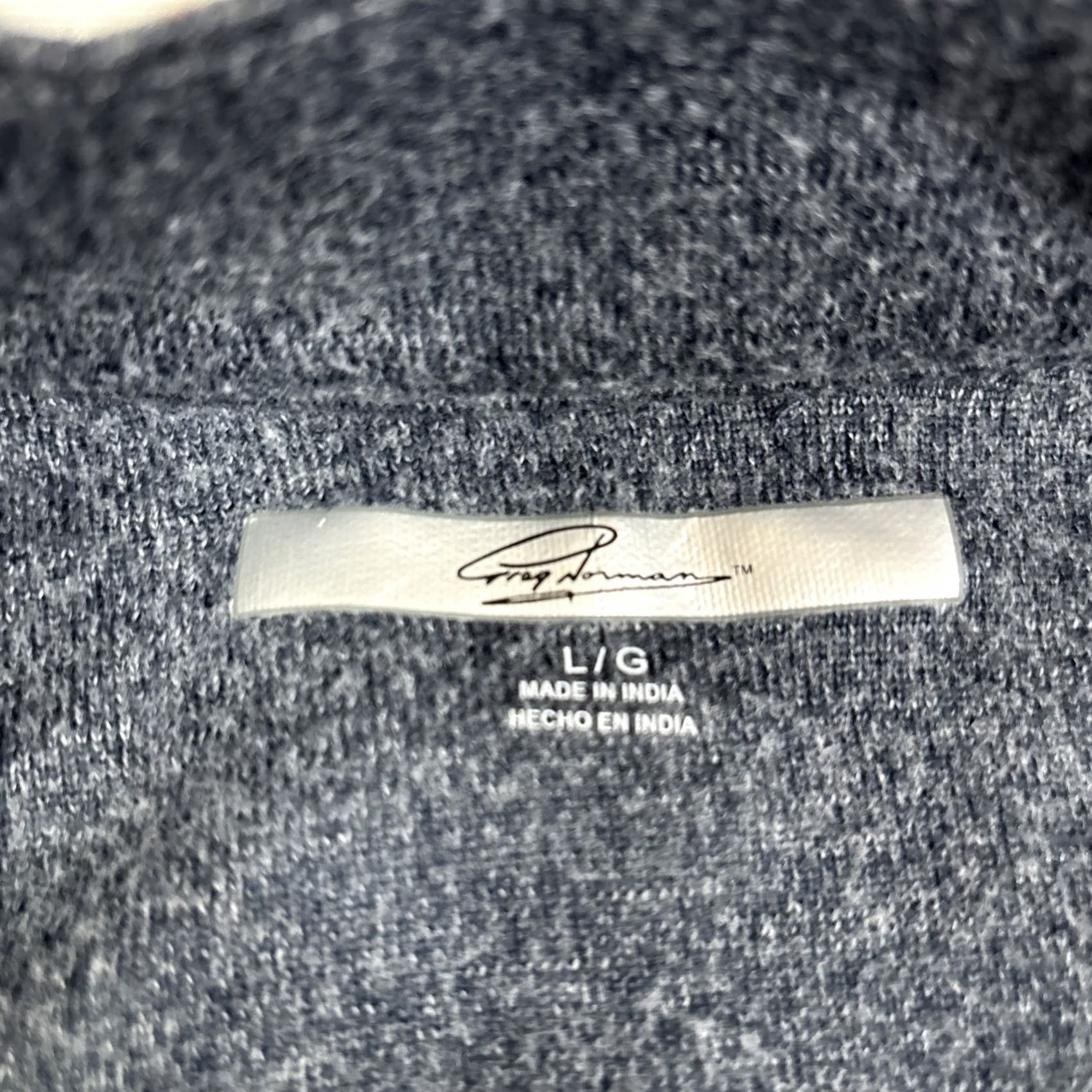 Vintage Greg Norman Sweatshirt Mens L Chalkboard Long Sleeve Quarter Zip Pullover Golf Blue Gray Regular Size L Mens Shirts/ Golf Sweatshirt Size US L / EU 52-54 / 3 - 2 Thumbnail