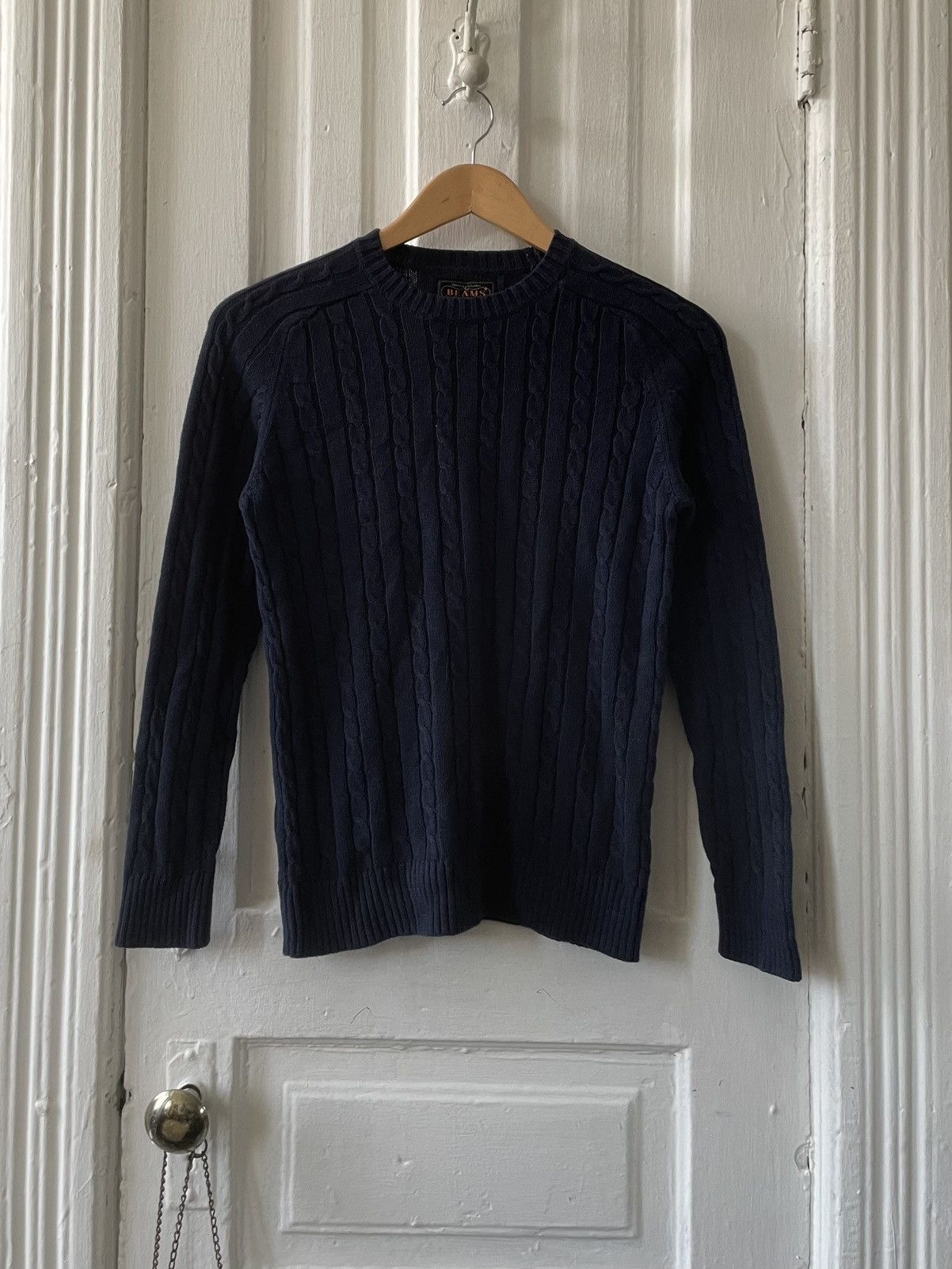 Beams Plus Cable Knit Sweater Size US S / EU 44-46 / 1 - 1 Thumbnail