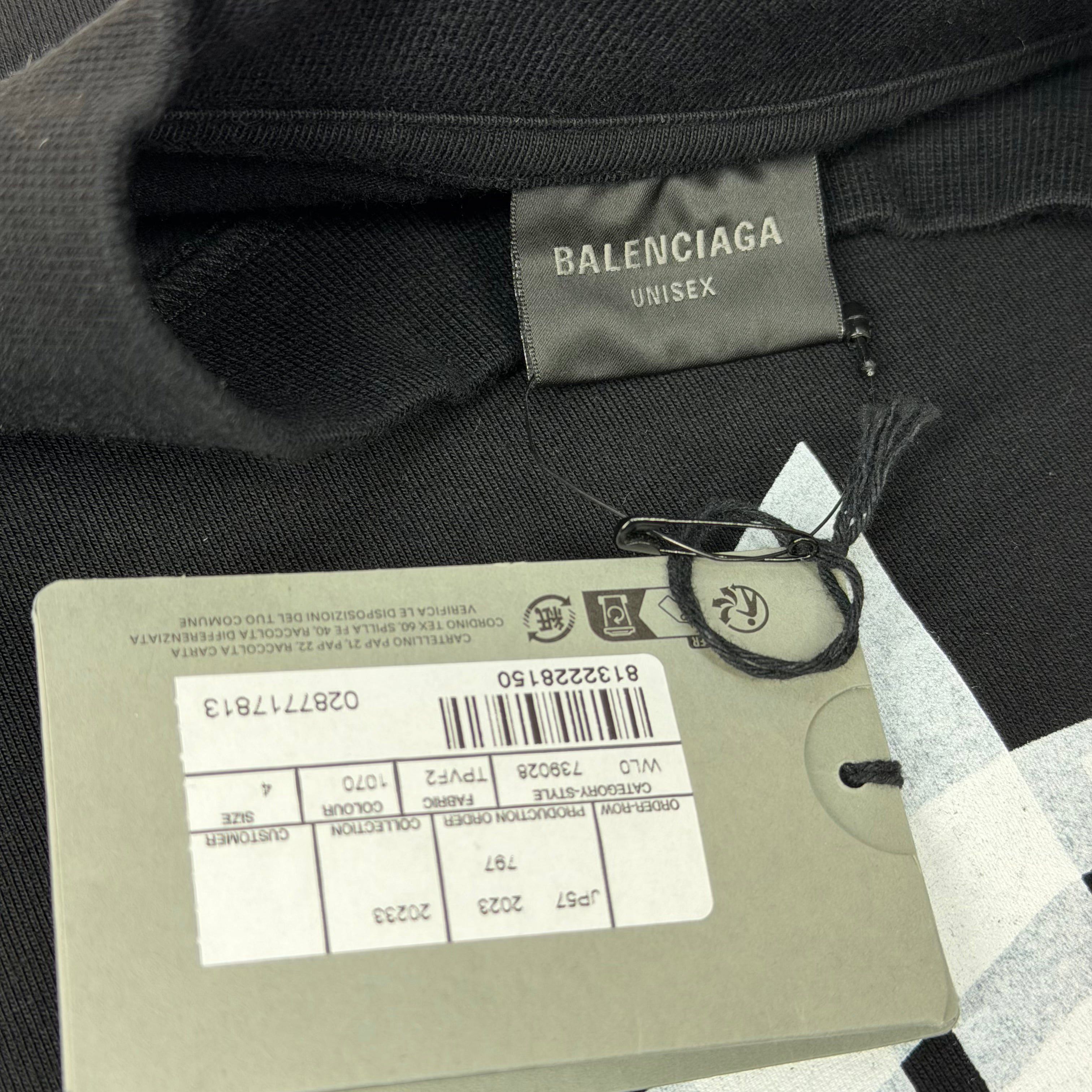 Balenciaga Balenciaga Layered Sports Oversized Tee 4 (XXXL) Size US XL / EU 56 / 4 - 4 Thumbnail