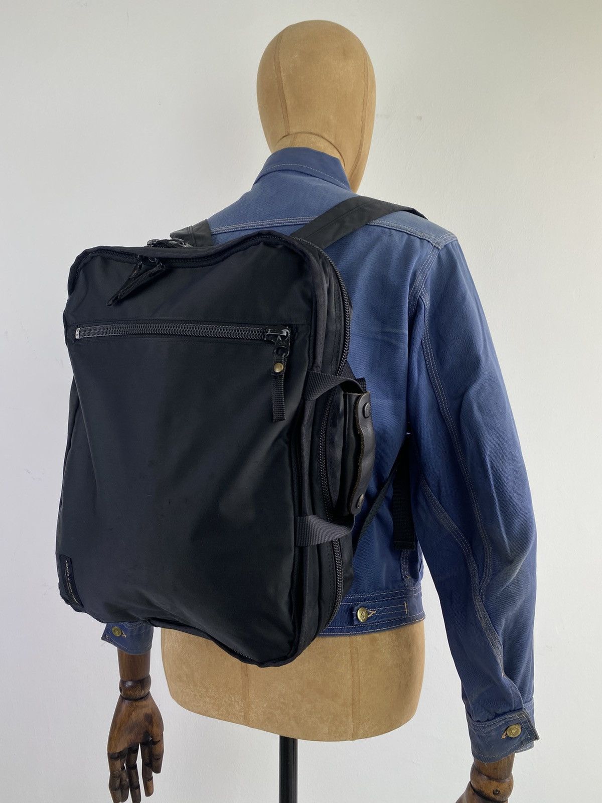 Yohji Yamamoto 2000’s Y’saccs Pour Homme Yohji Yamamoto 2 Way Bagpck Size ONE SIZE - 1 Thumbnail